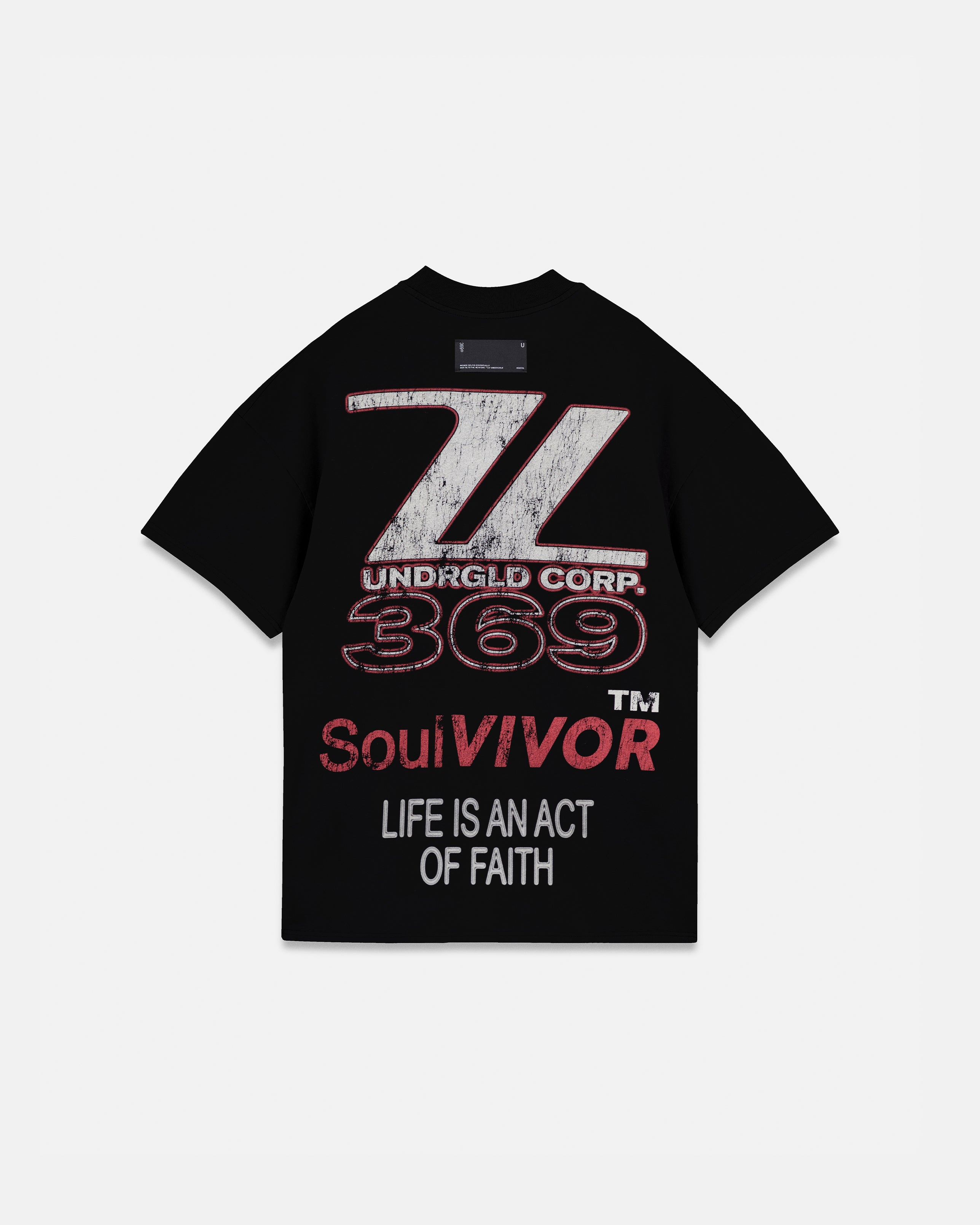 Act 1 Racer Tshirt Black