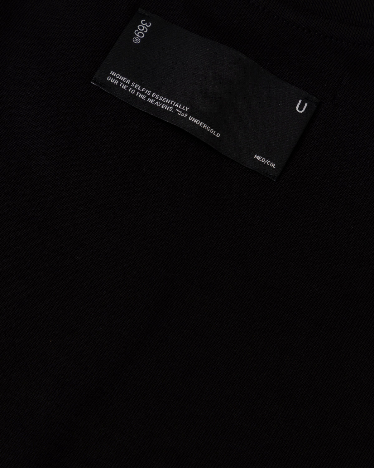 W Basics Undergold Sport Baby Tee Black