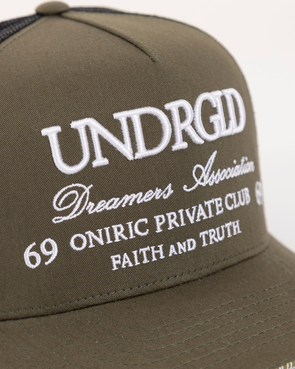 Basics UNDRGLD Trucker Cap Khaki Green