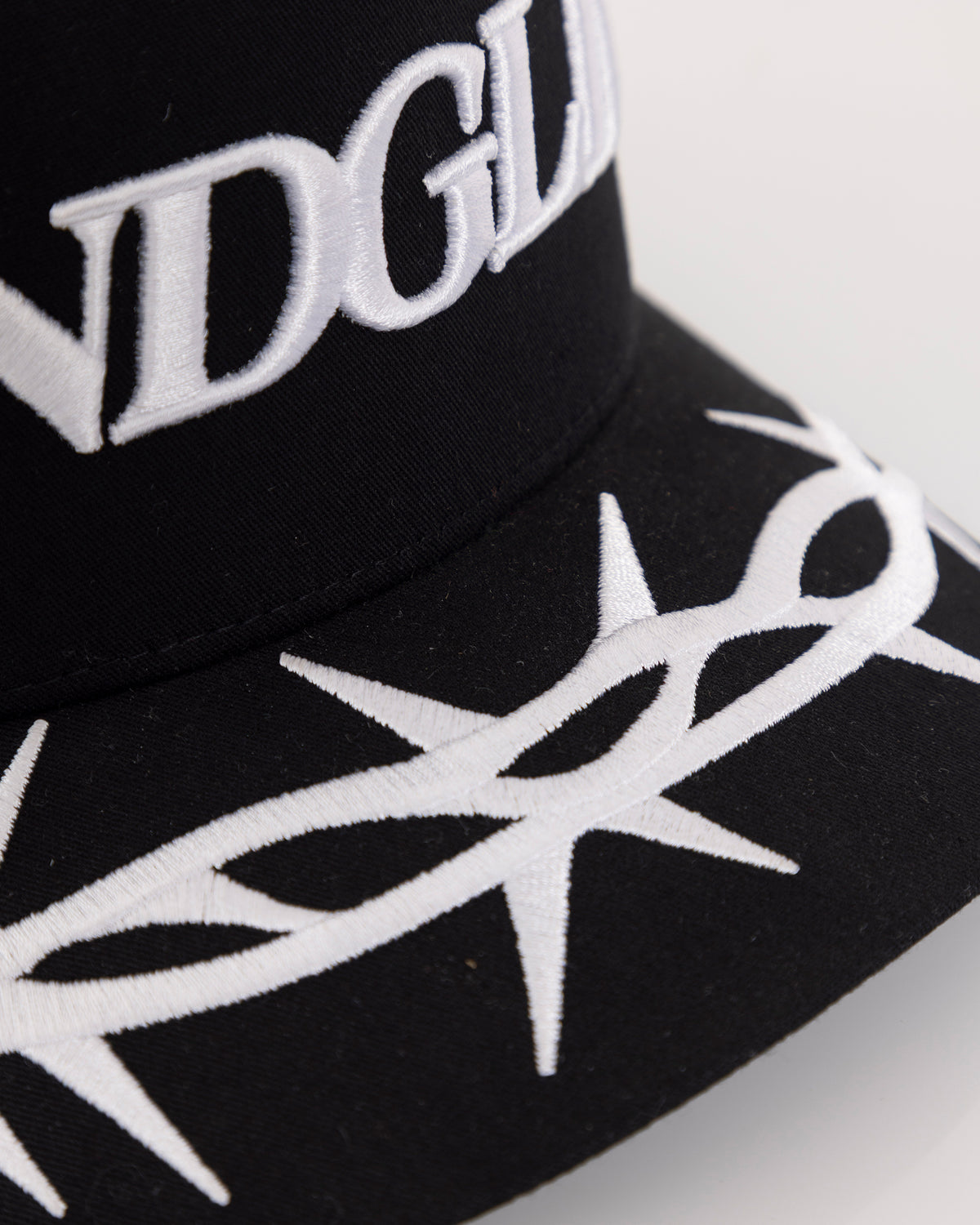 Basics UNDGLD Thorn High Crown Cap Black