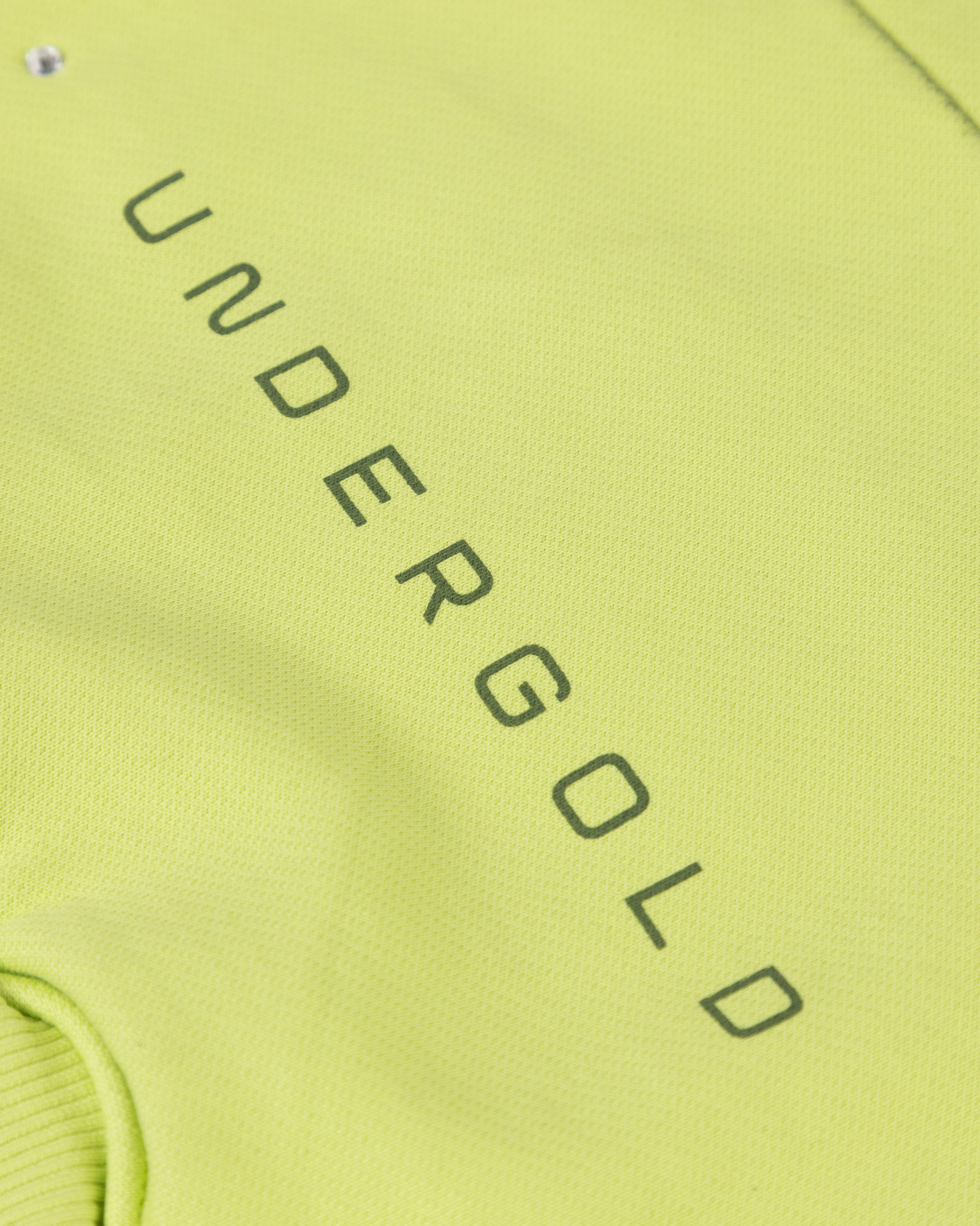 Act 1 Neon Boxy Fit Hoodie Faded Green