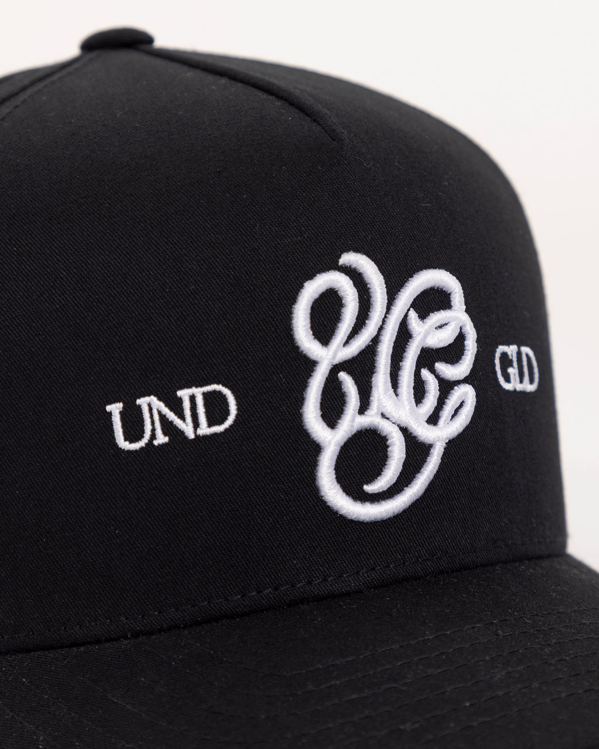 Basics UG Monogram High Crown Cap Black