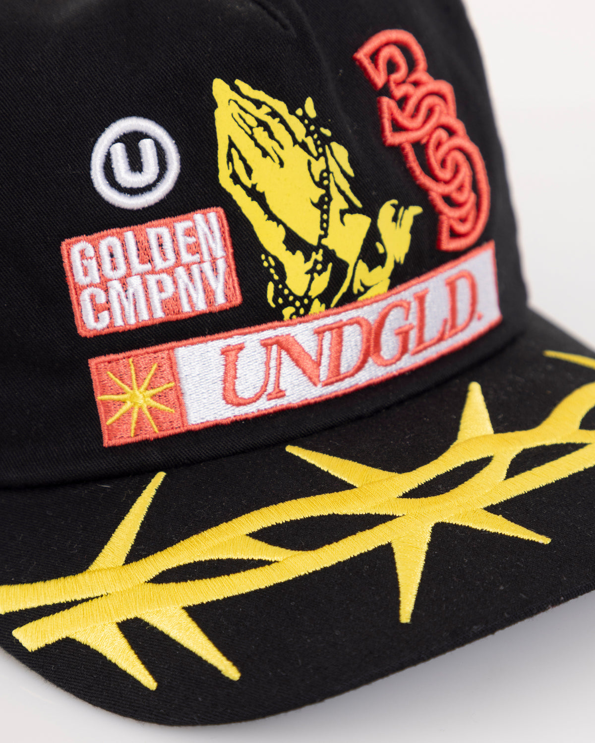 Basics Storm High Crown Cap Black