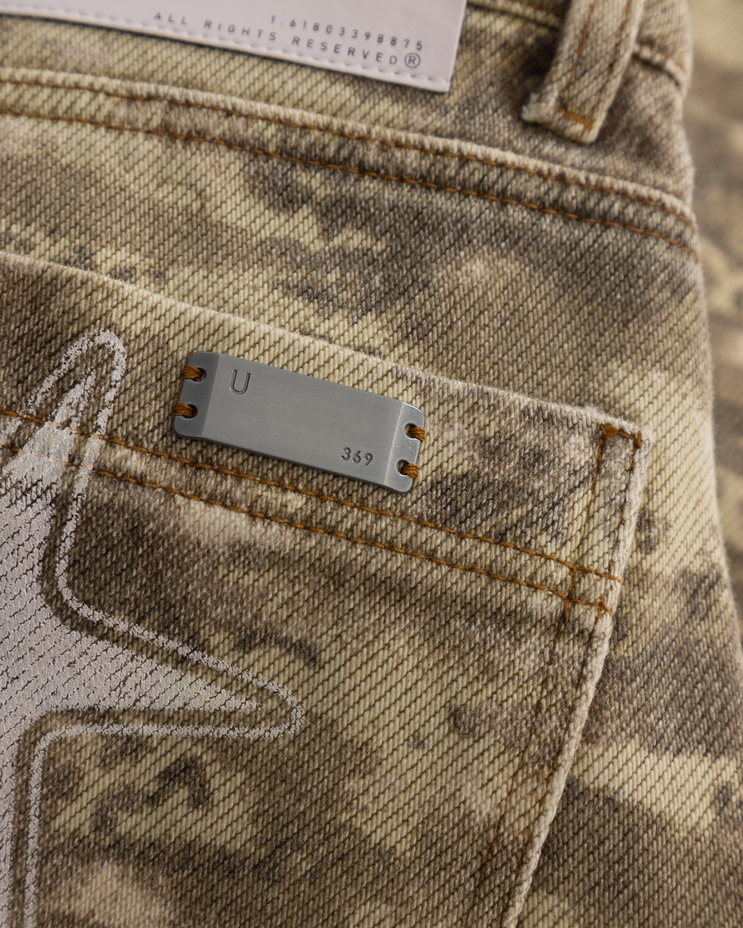 W Act 1 UG Star Wide Jean Light Cammo