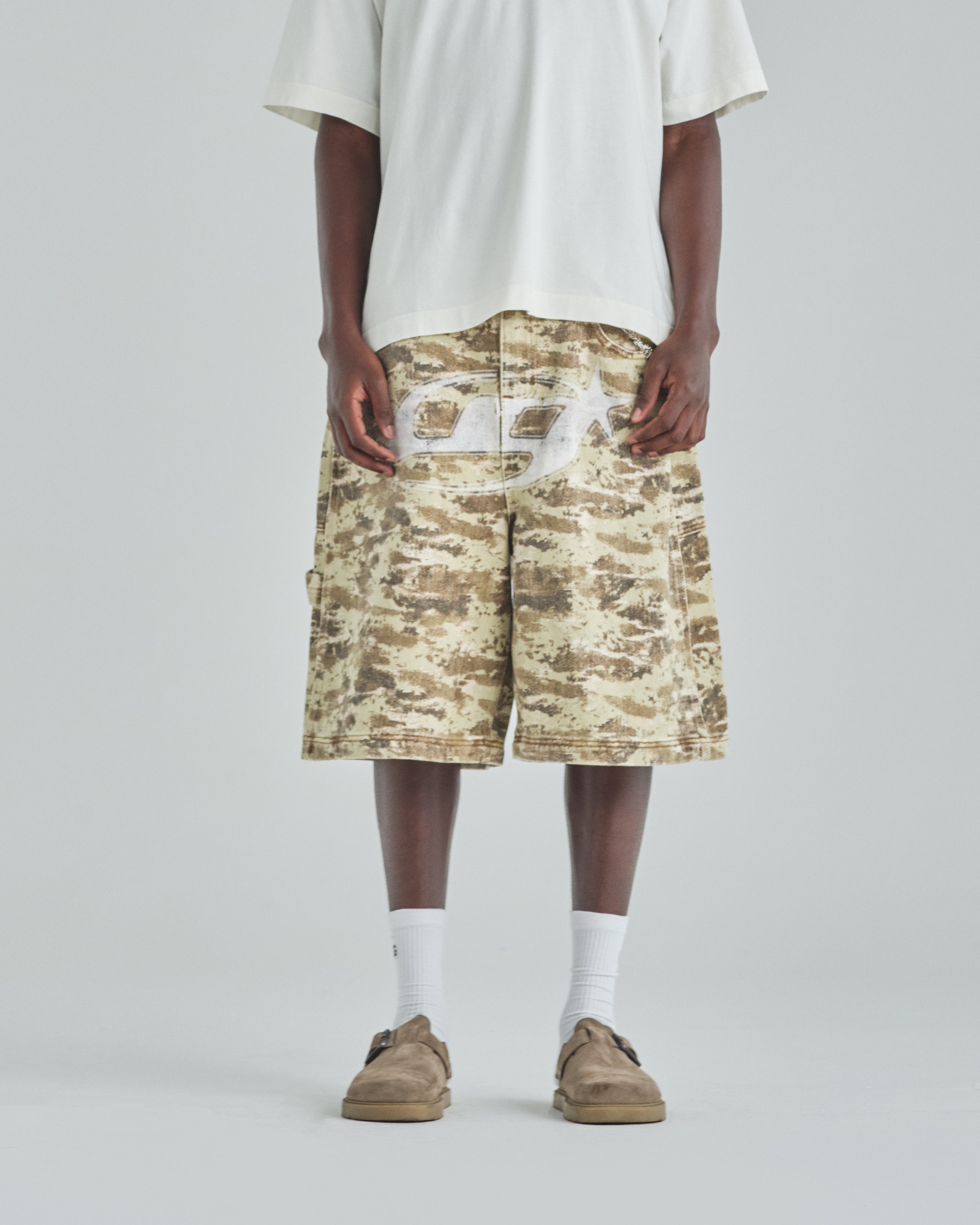 Act 1 UG Star Denim Jorts Light Cammo