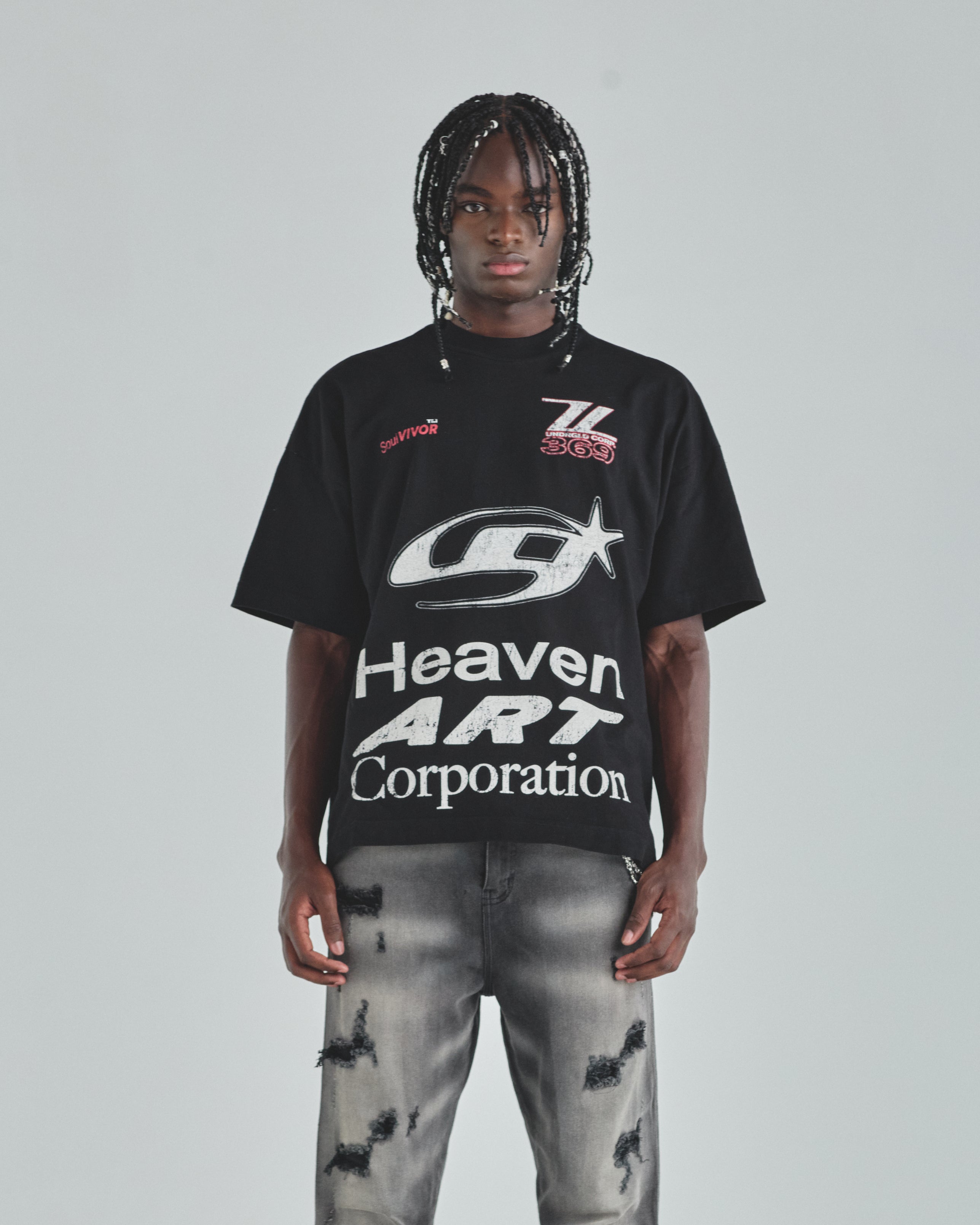 Act 1 Racer Tshirt Black