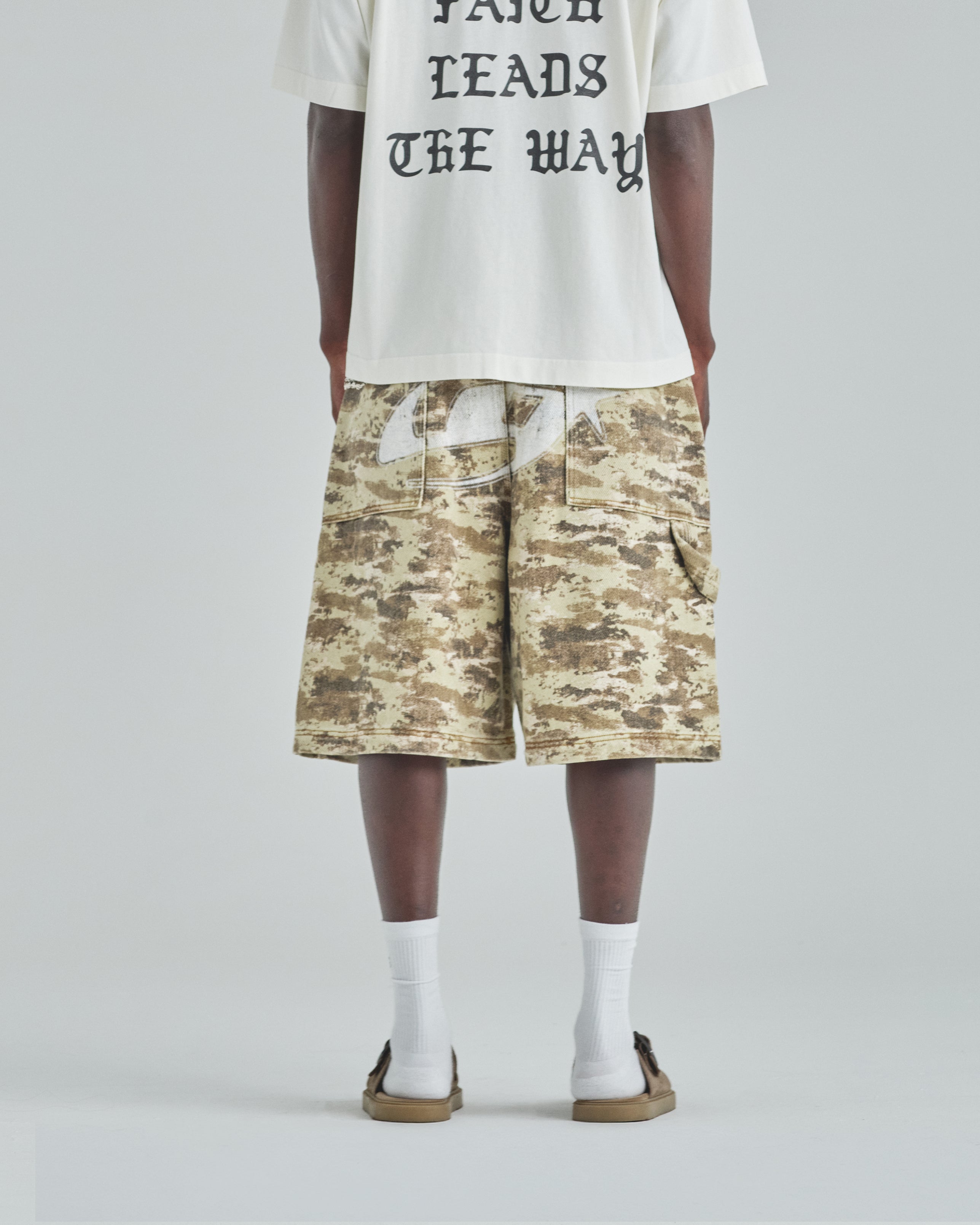 Act 1 UG Star Denim Jorts Light Cammo