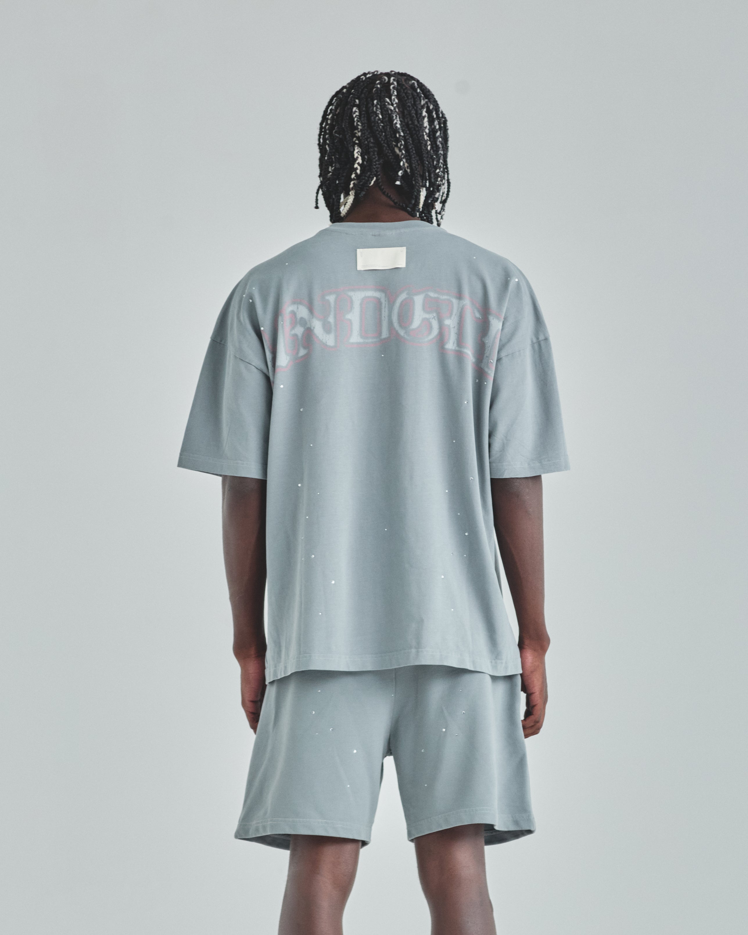 Act 1 Faith Boxy Fit Tshirt Light Gray