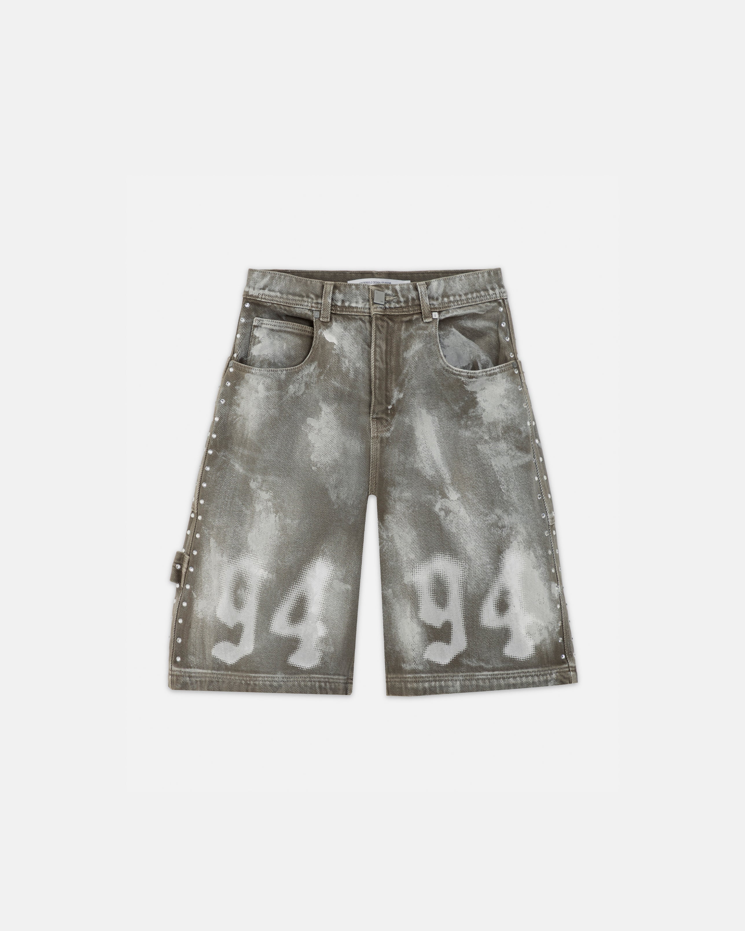 94' UDGD Riveted Painted Jorts Painted Gray