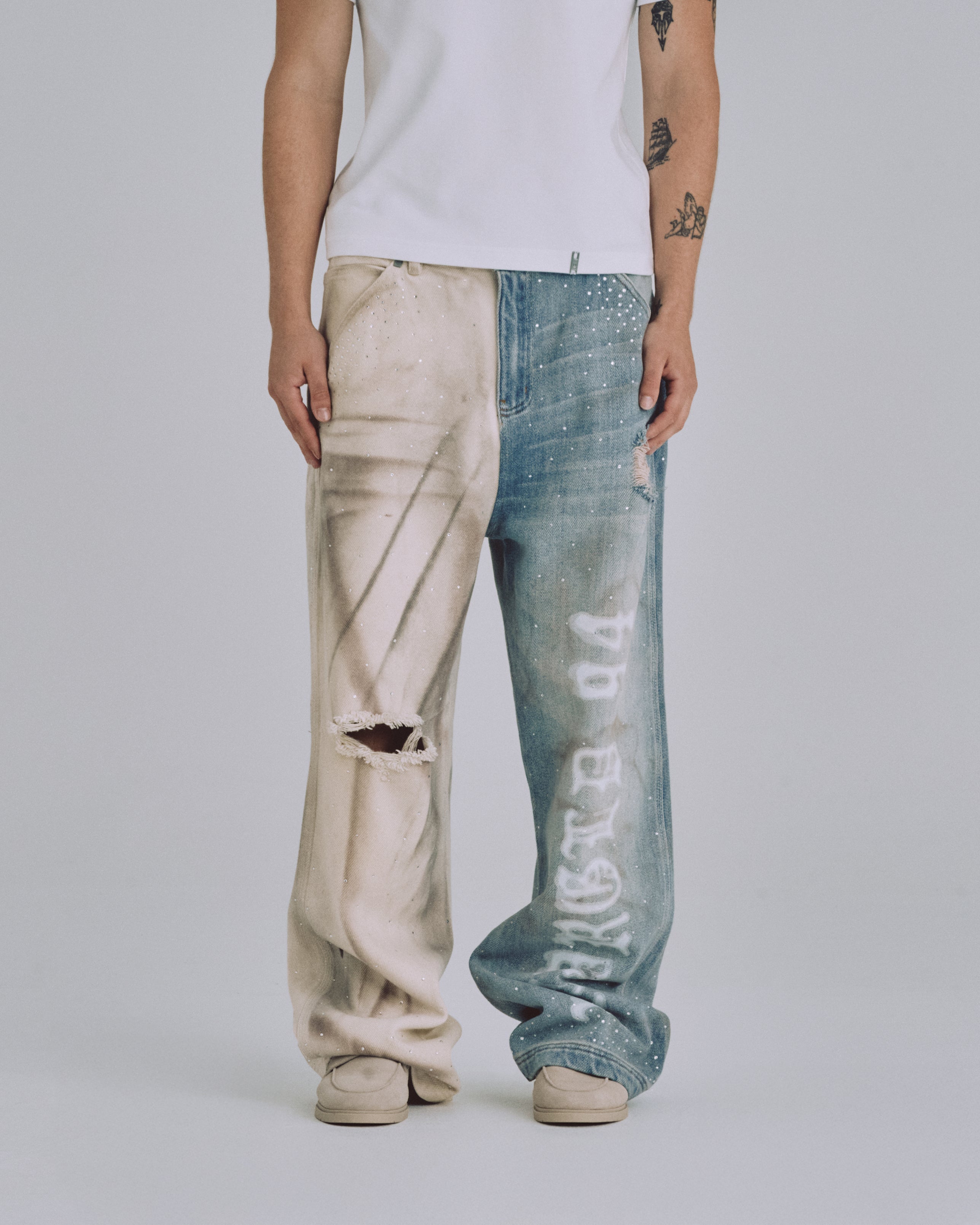 94' UNDRGLD Wide Jeans Mechanic Dual