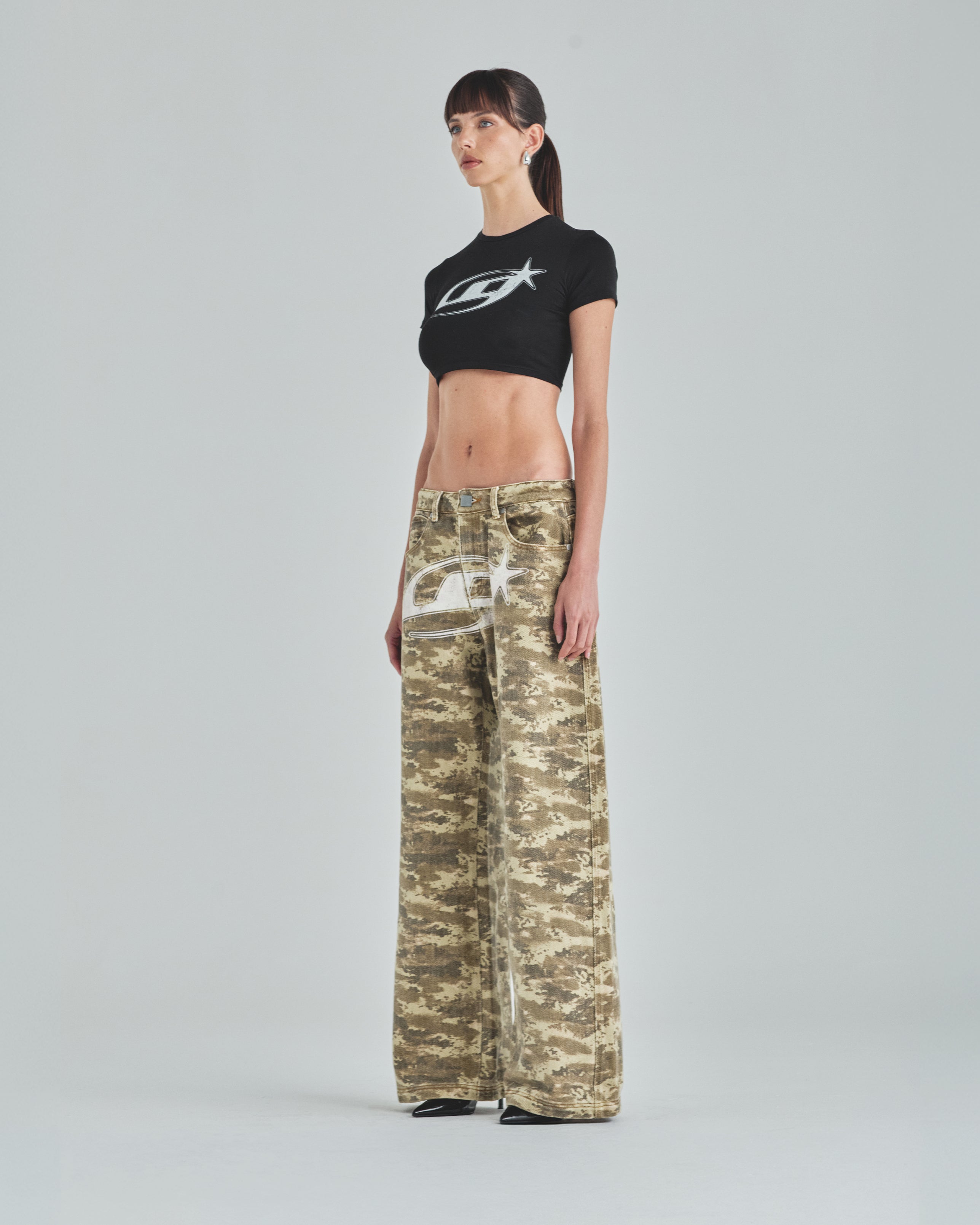W Act 1 UG Star Wide Jean Light Cammo