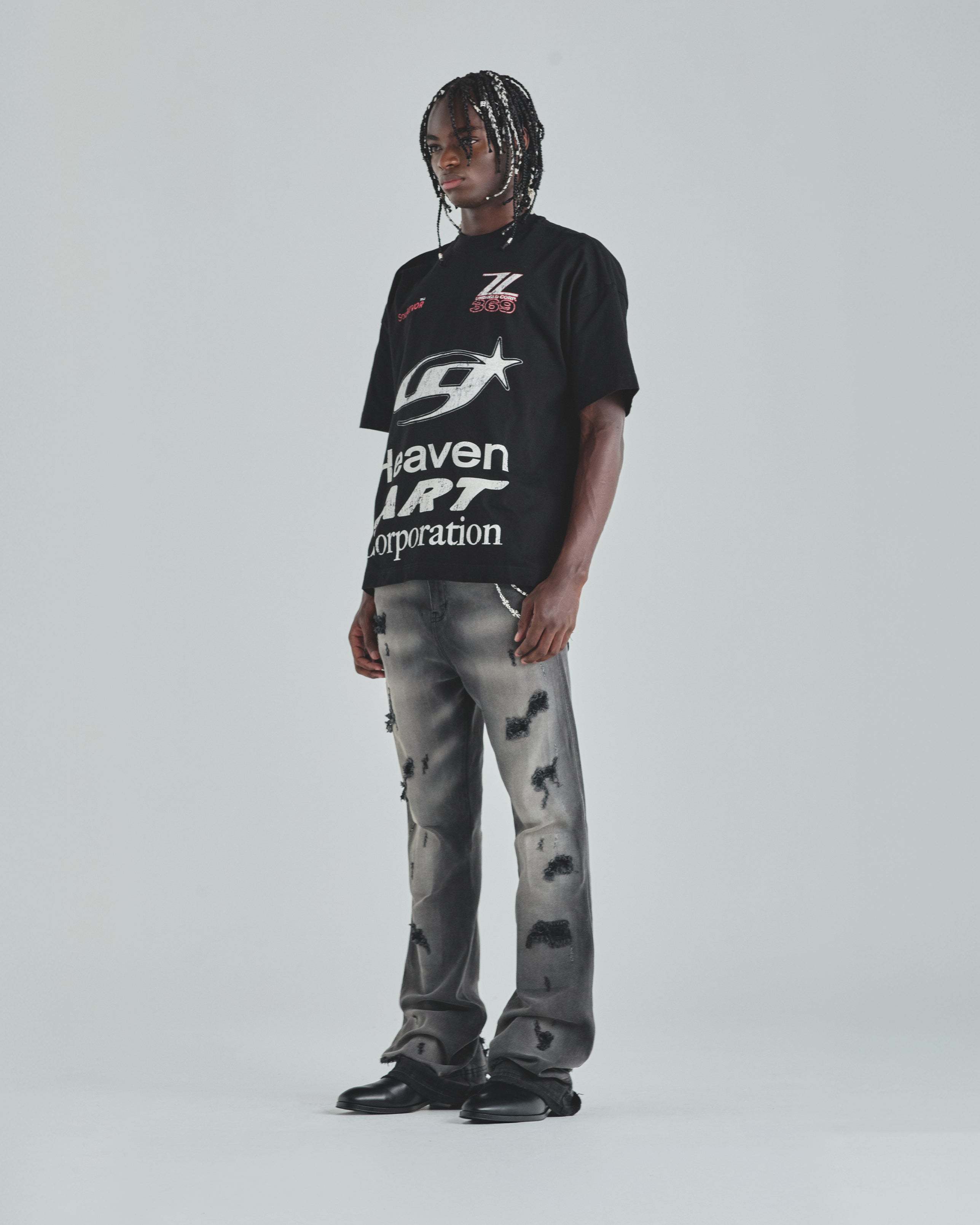 Act 1 Racer Tshirt Black