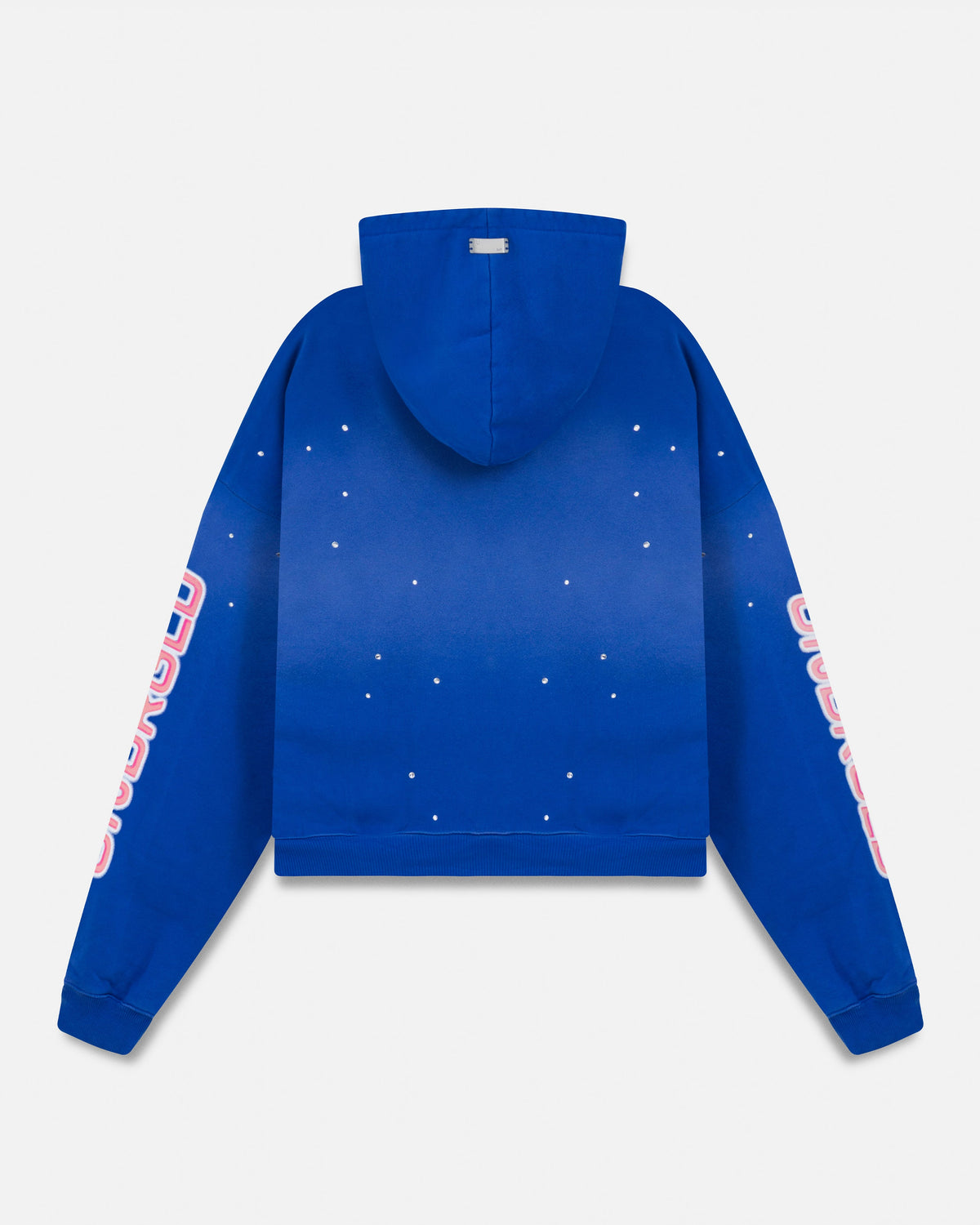 Act 1 Neon Zip Up Boxy Fit Hoodie Electric Blue