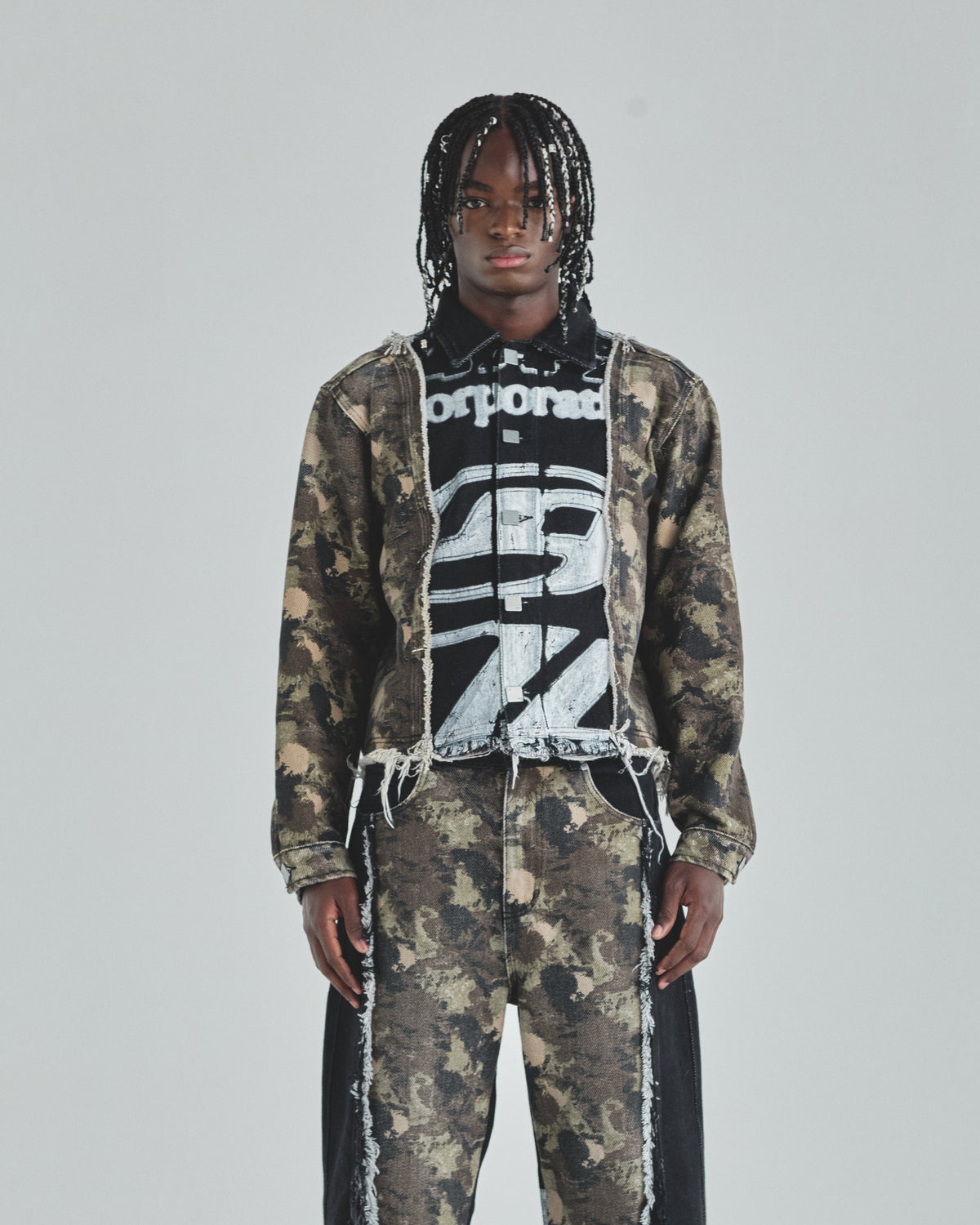 Act 1 Racer Double Jacket Dark Cammo