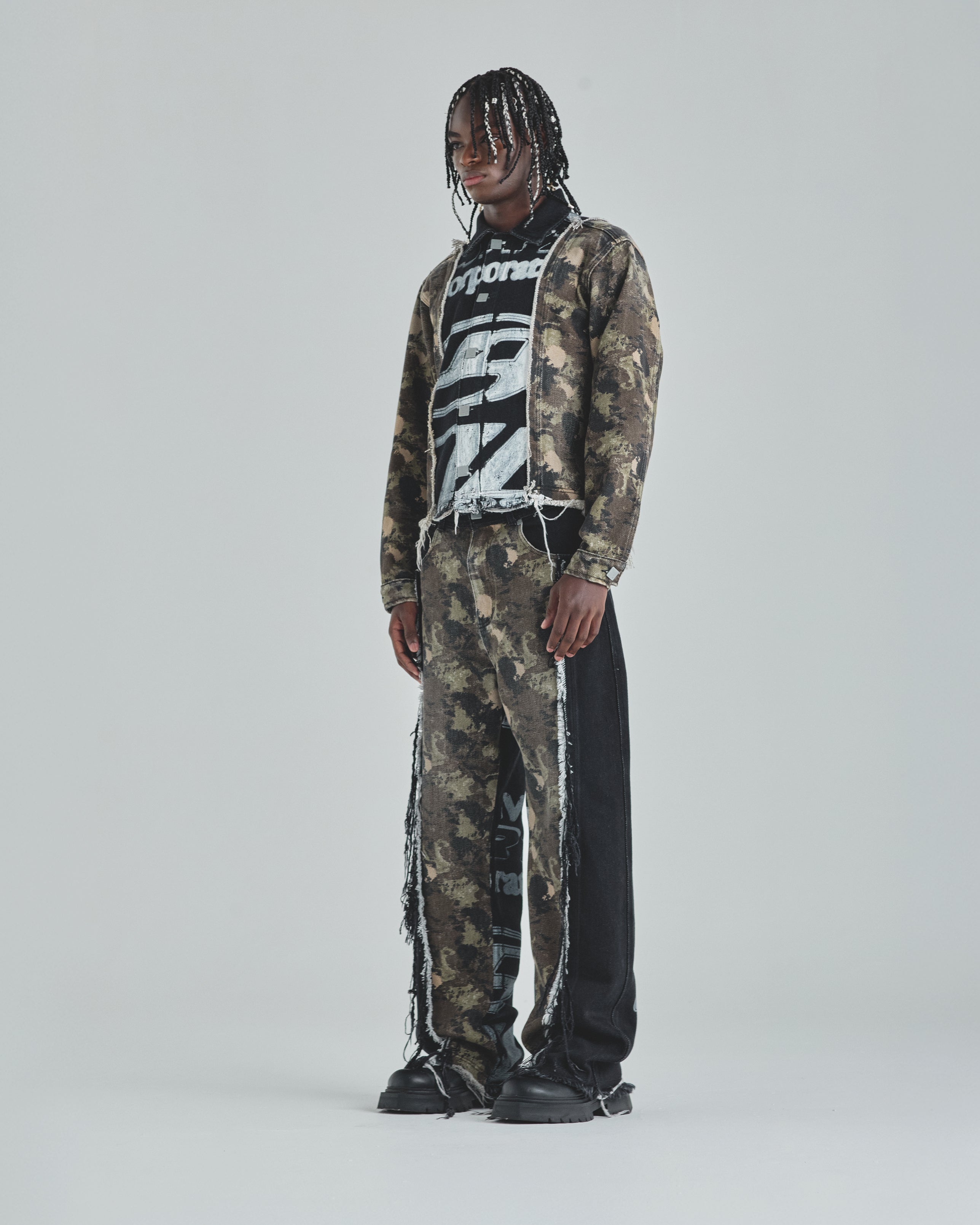 Act 1 Racer Double Jacket Dark Cammo