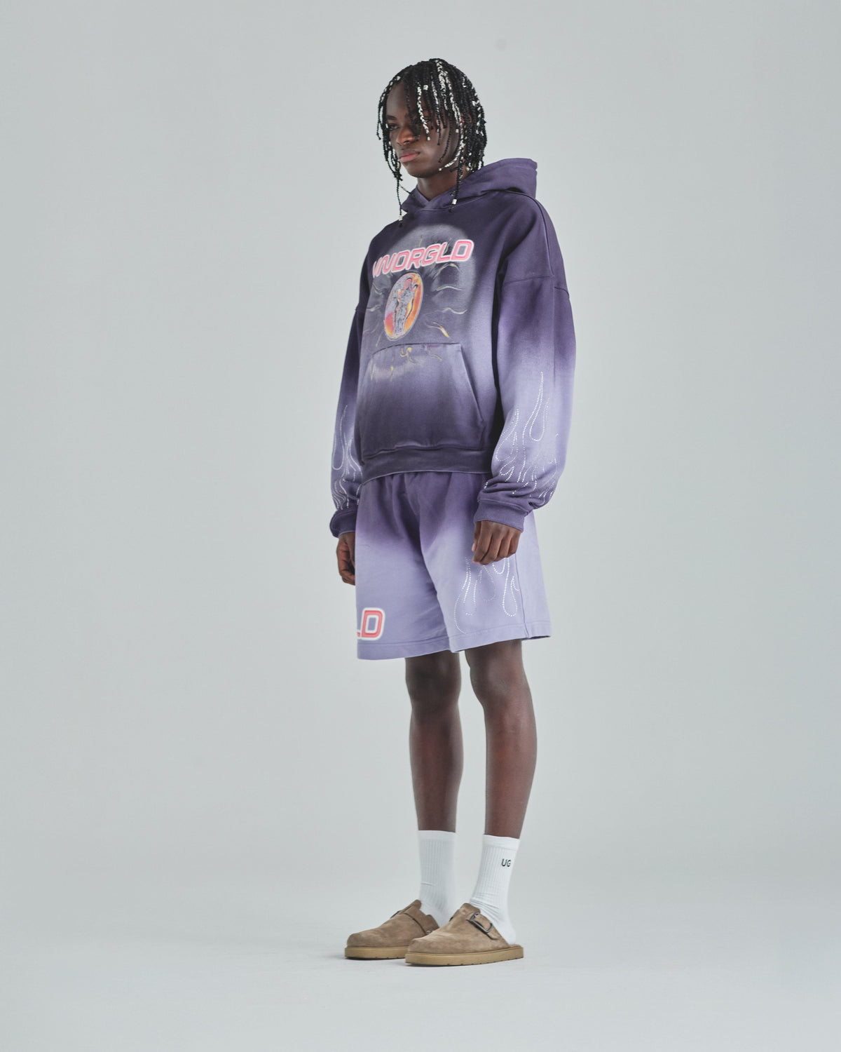 Act 1 Radiant Short Faded Purple