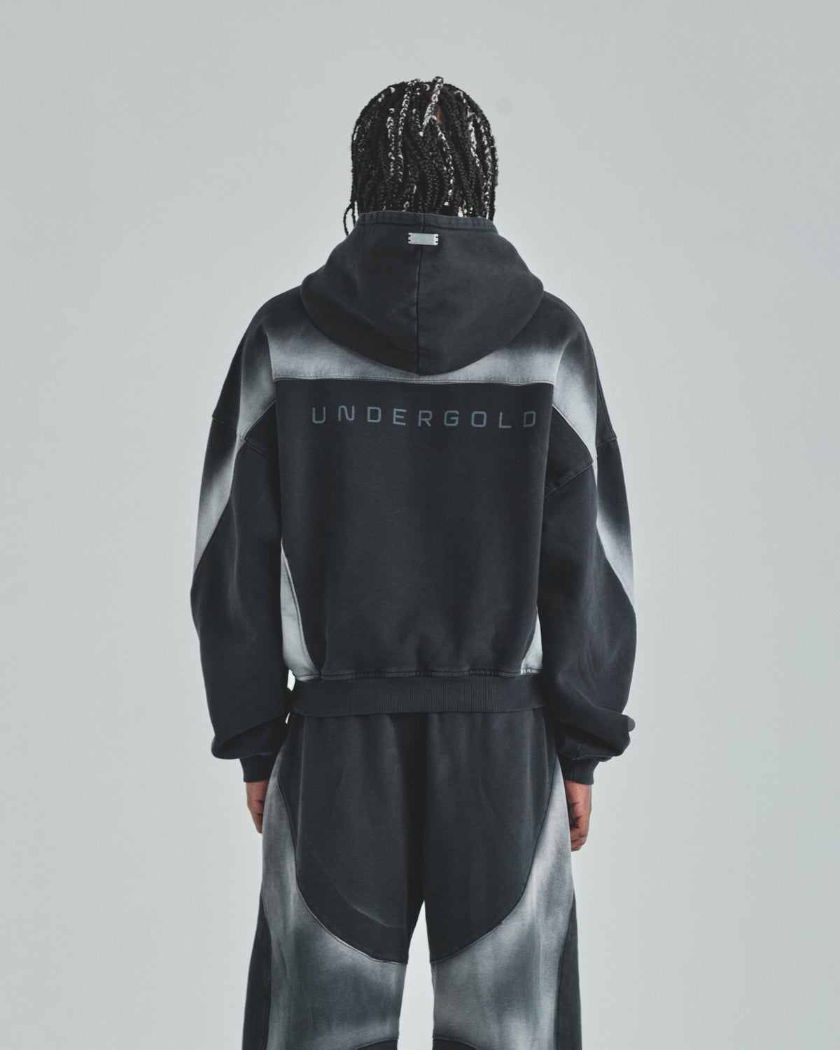 Act 1 UG Boxy Fit Hoodie Sandblast Black