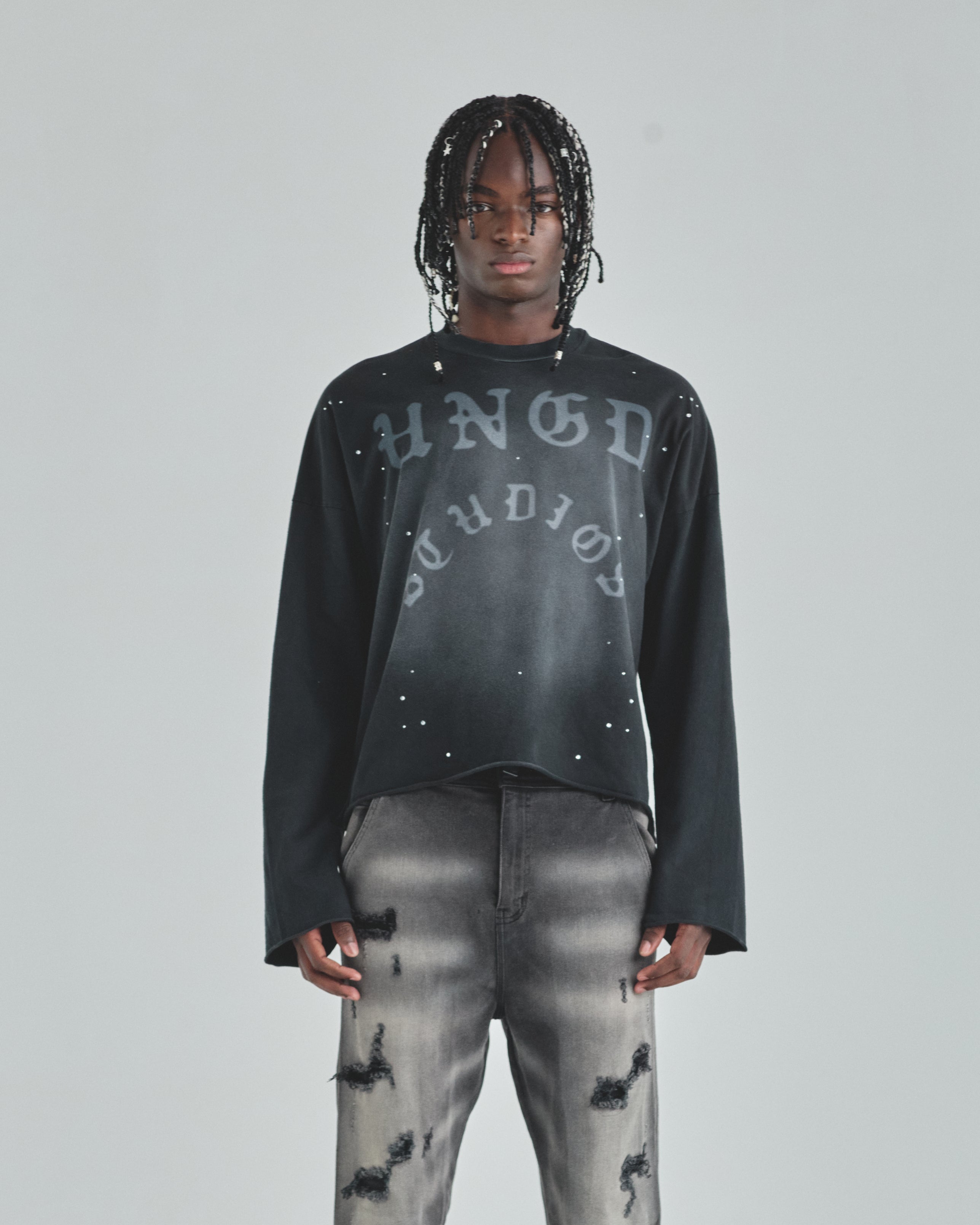 Act 1 UNDGD Long Sleeve Tshirt Burnt Black