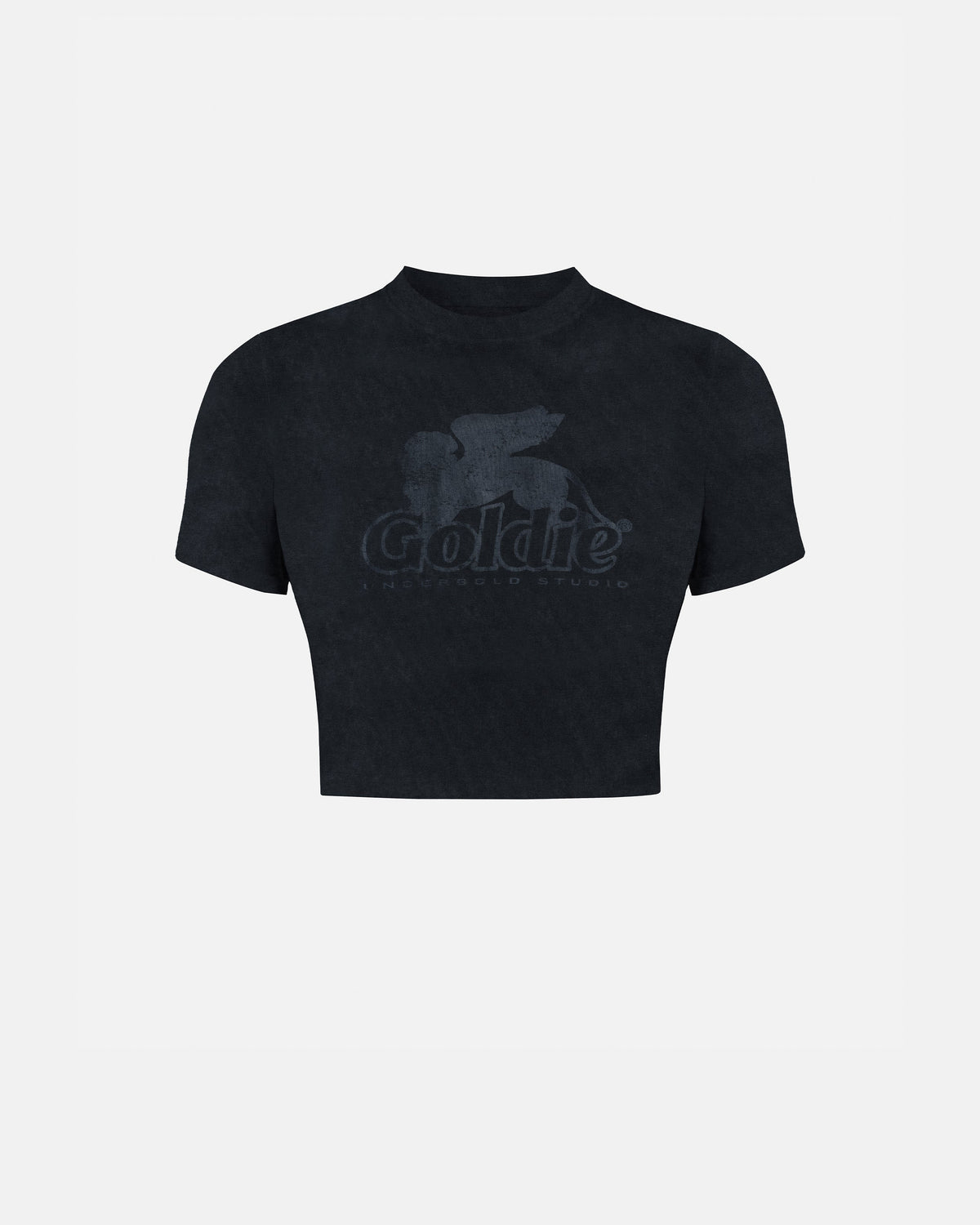 Agnus Dei UNDRGLD Baby Tee Vintage Black