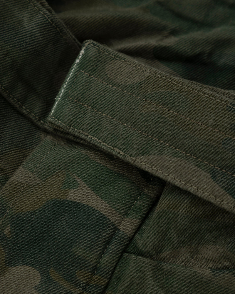 Basics Boxy Jacket Green Camo