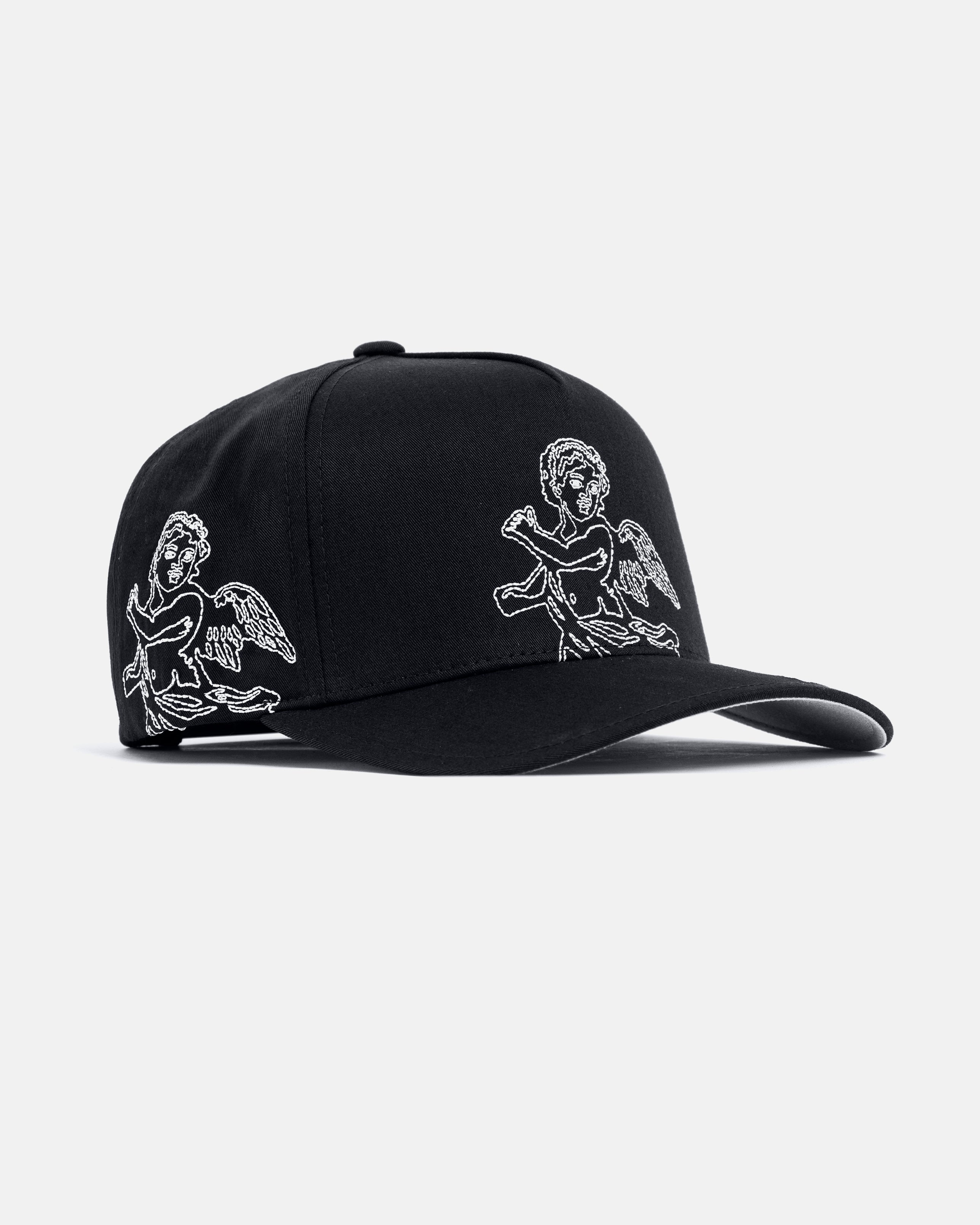 Basics Cherubs High Crown Cap Black