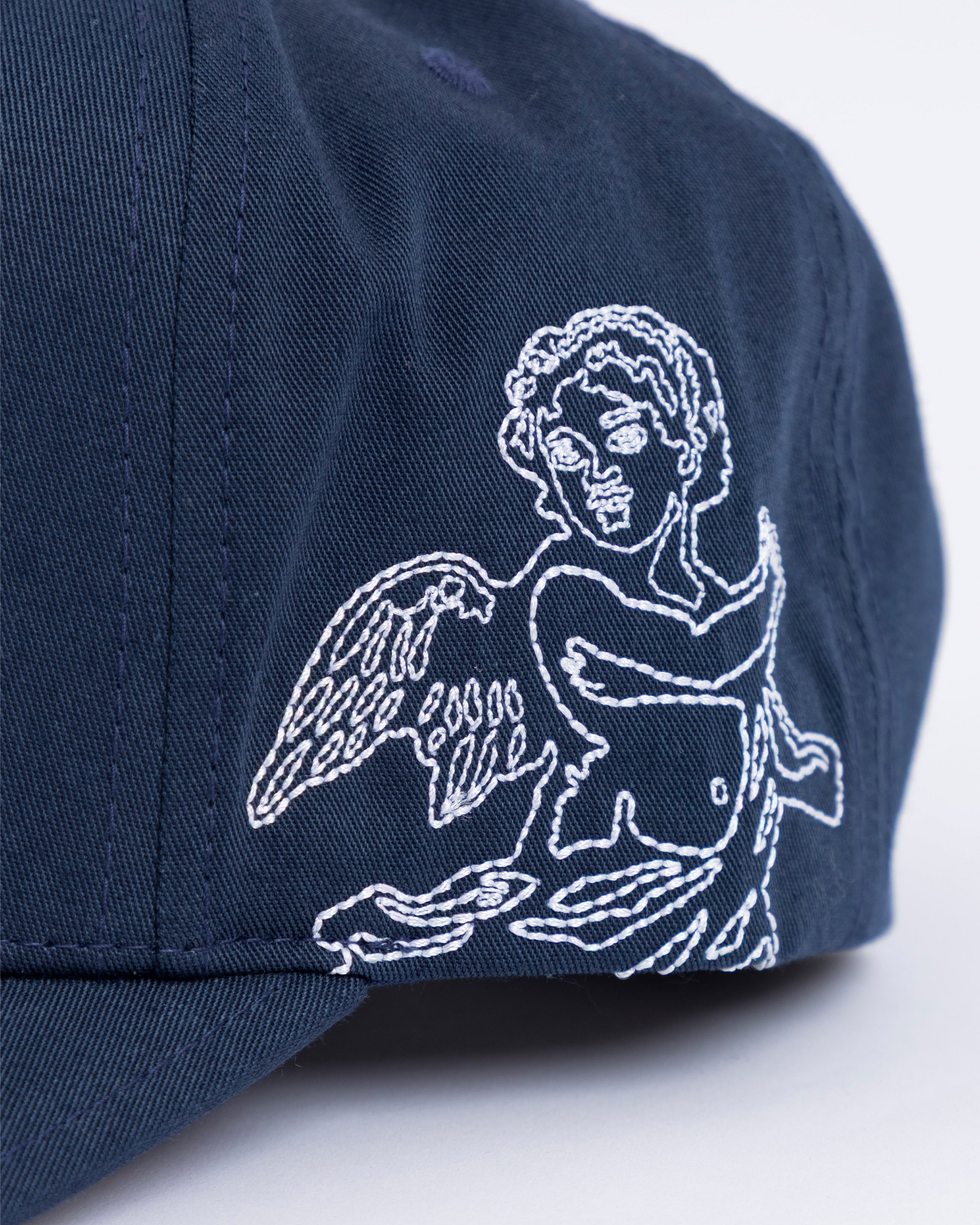 Basics Cherubs High Crown Cap Navy Blue