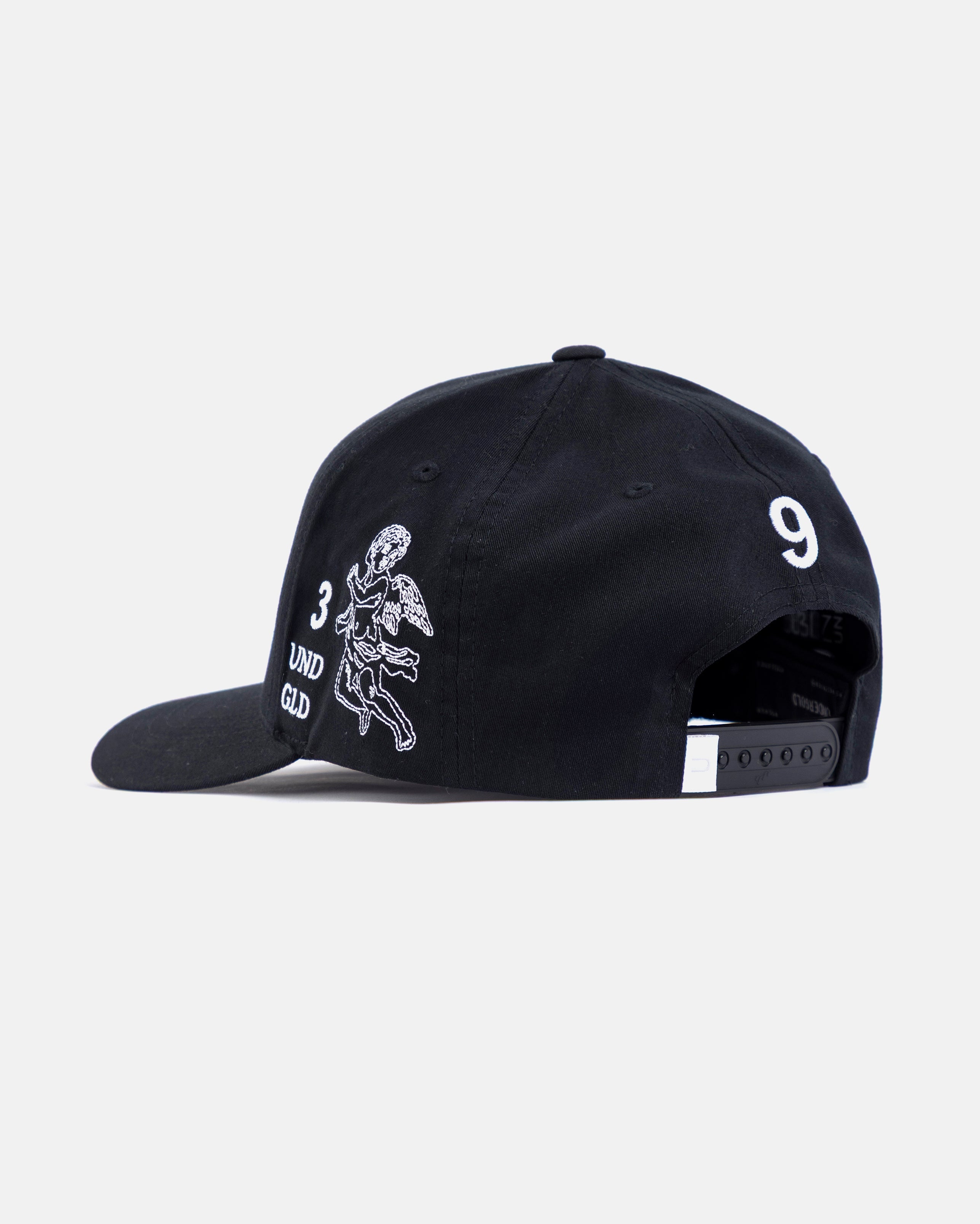 Basics God's Plan High Crown Cap Black