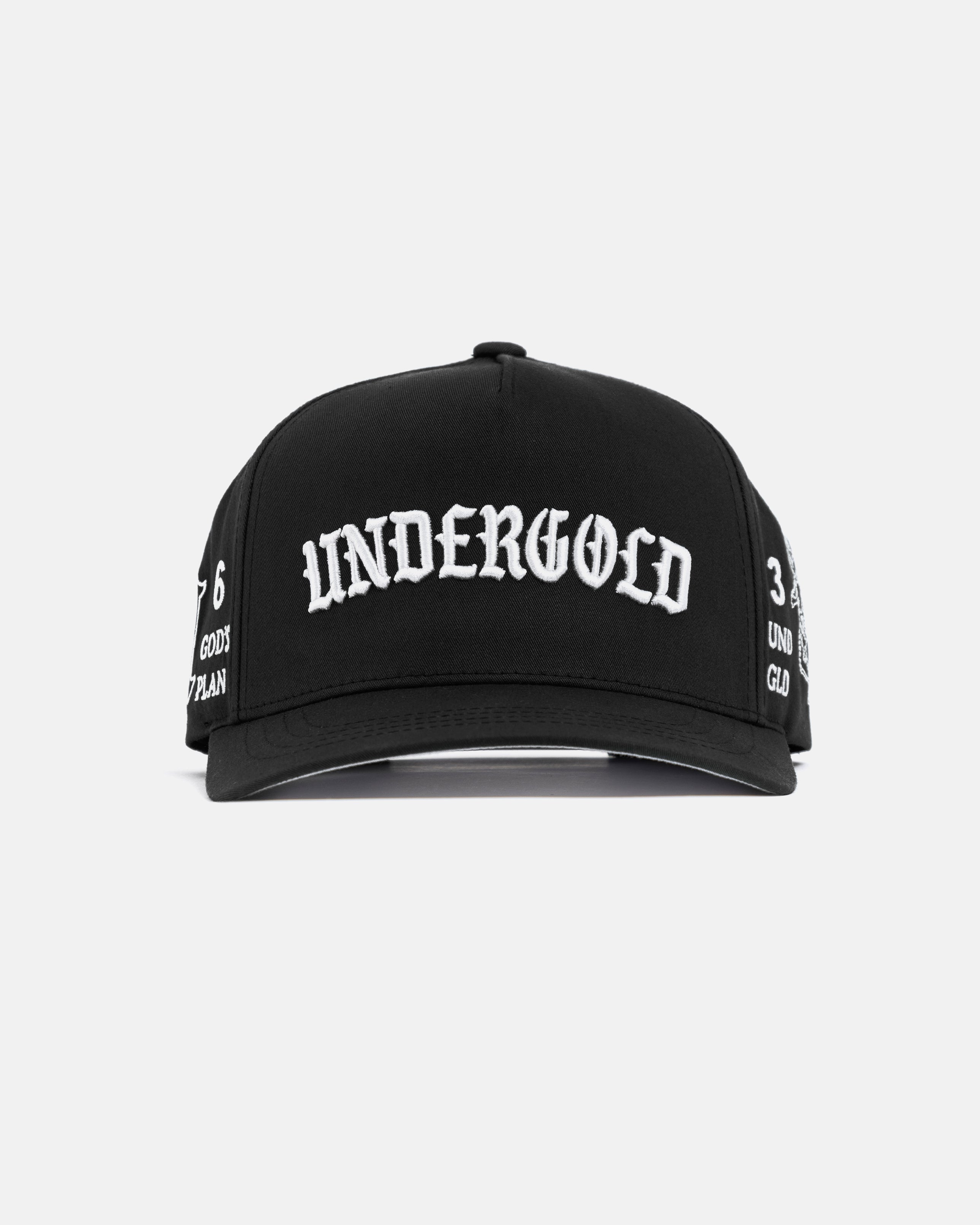 Basics God's Plan High Crown Cap Black