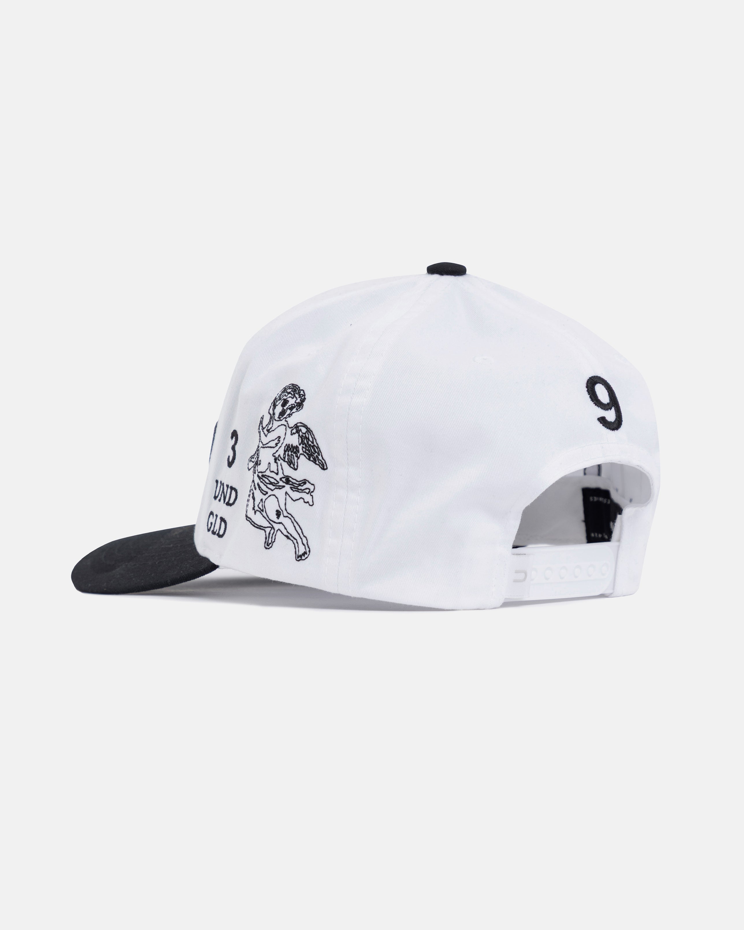 Basics God's Plan High Crown Cap White / Black