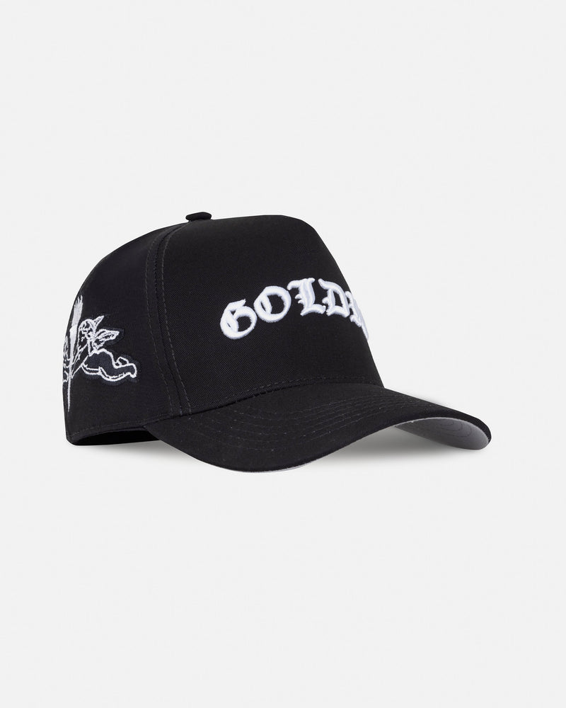 Basics GOLDIE High Crown Cap Black