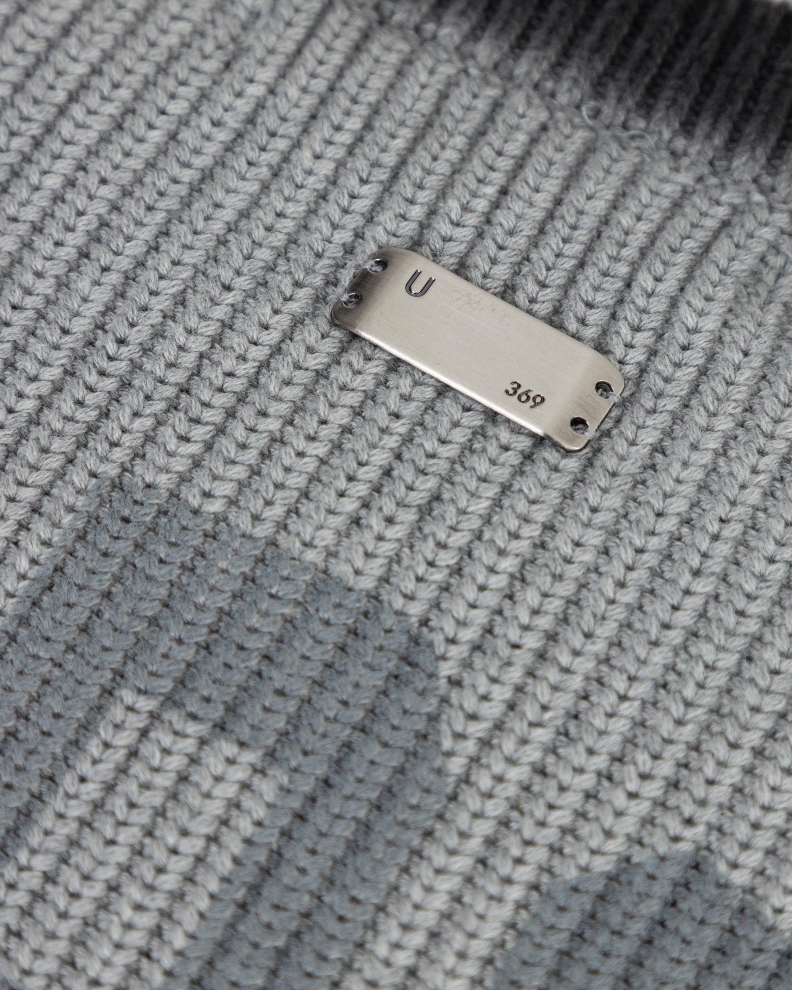 Basics Gradient Knit Crewneck Gradient Gray