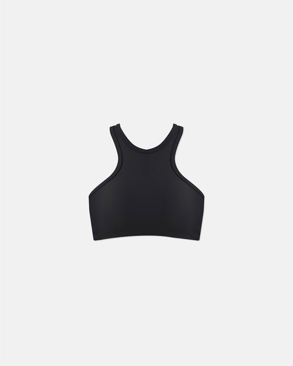 W Basics Halter Top Black