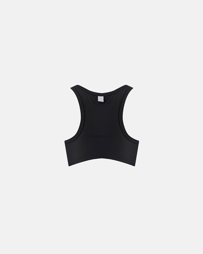 W Basics Halter Top Black