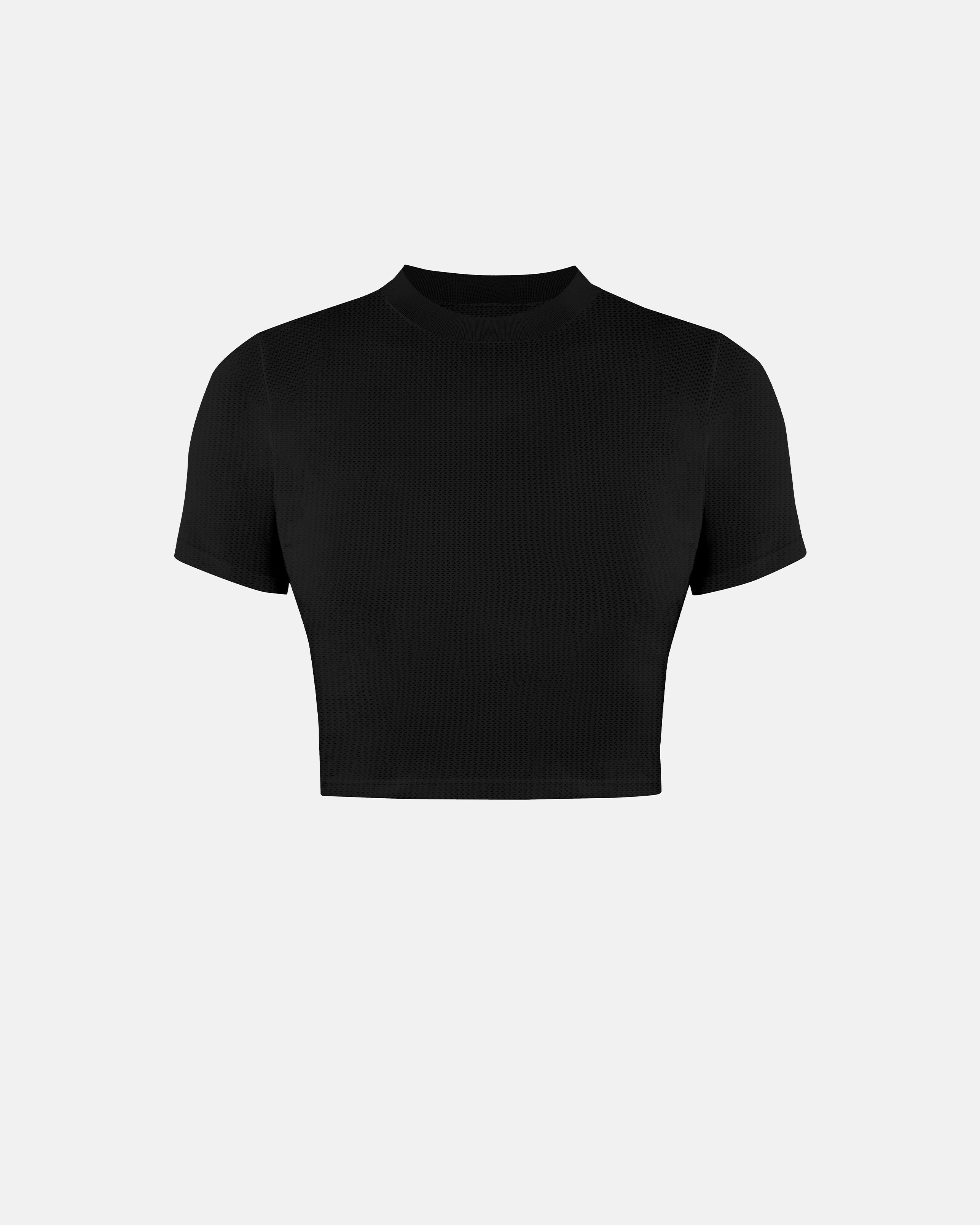 Basics Knit Baby Tee Black