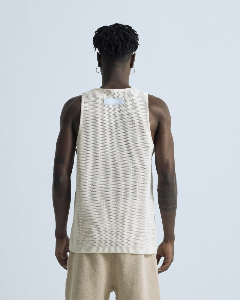 Basics Knit Tank Top Bone