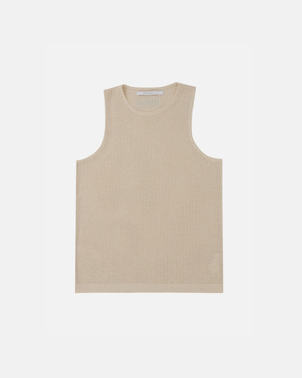 Basics Knit Tank Top Bone