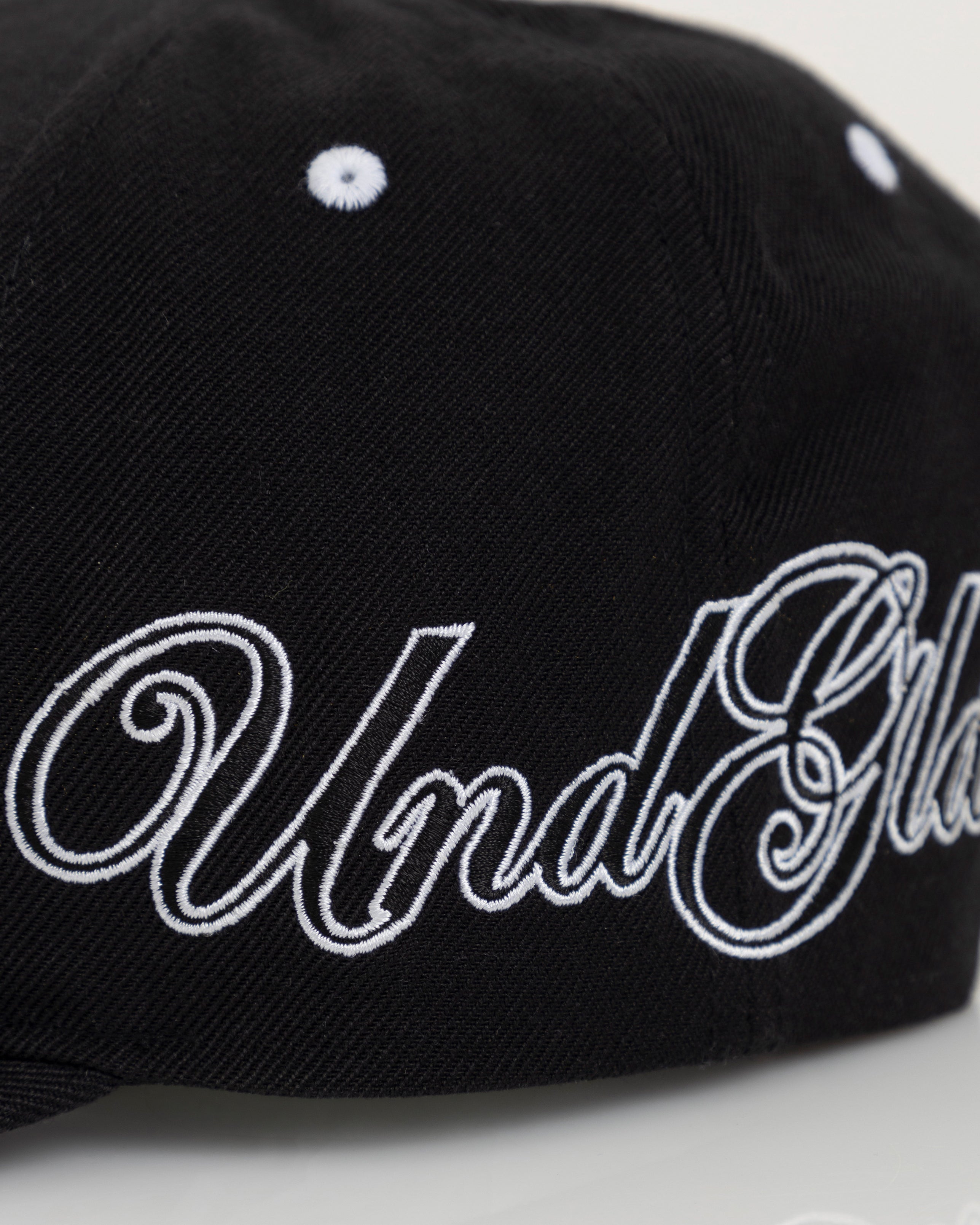 Basics Monogram High Crown Cap Black