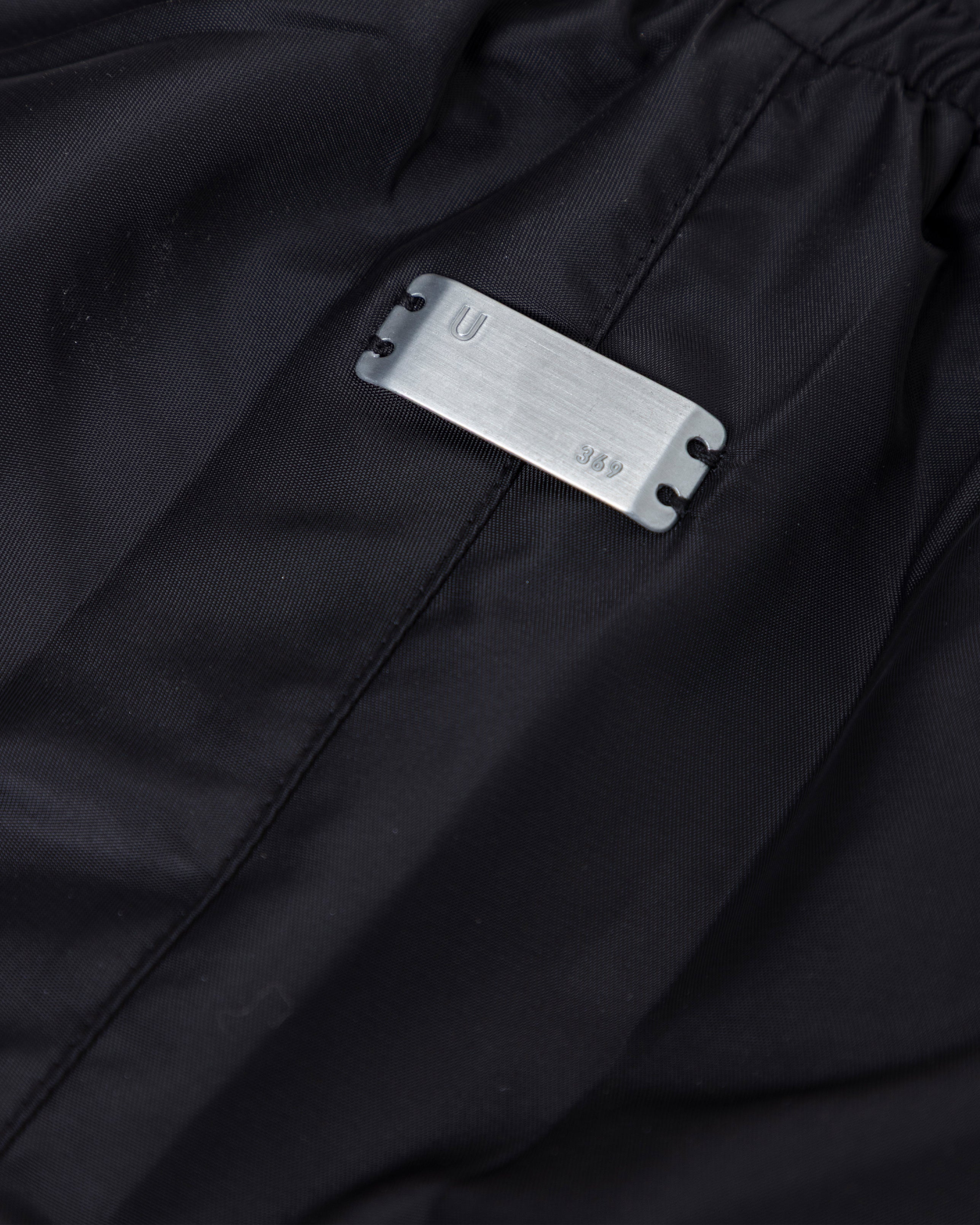 Basics Panelled Zip Up Cargo Pants Black