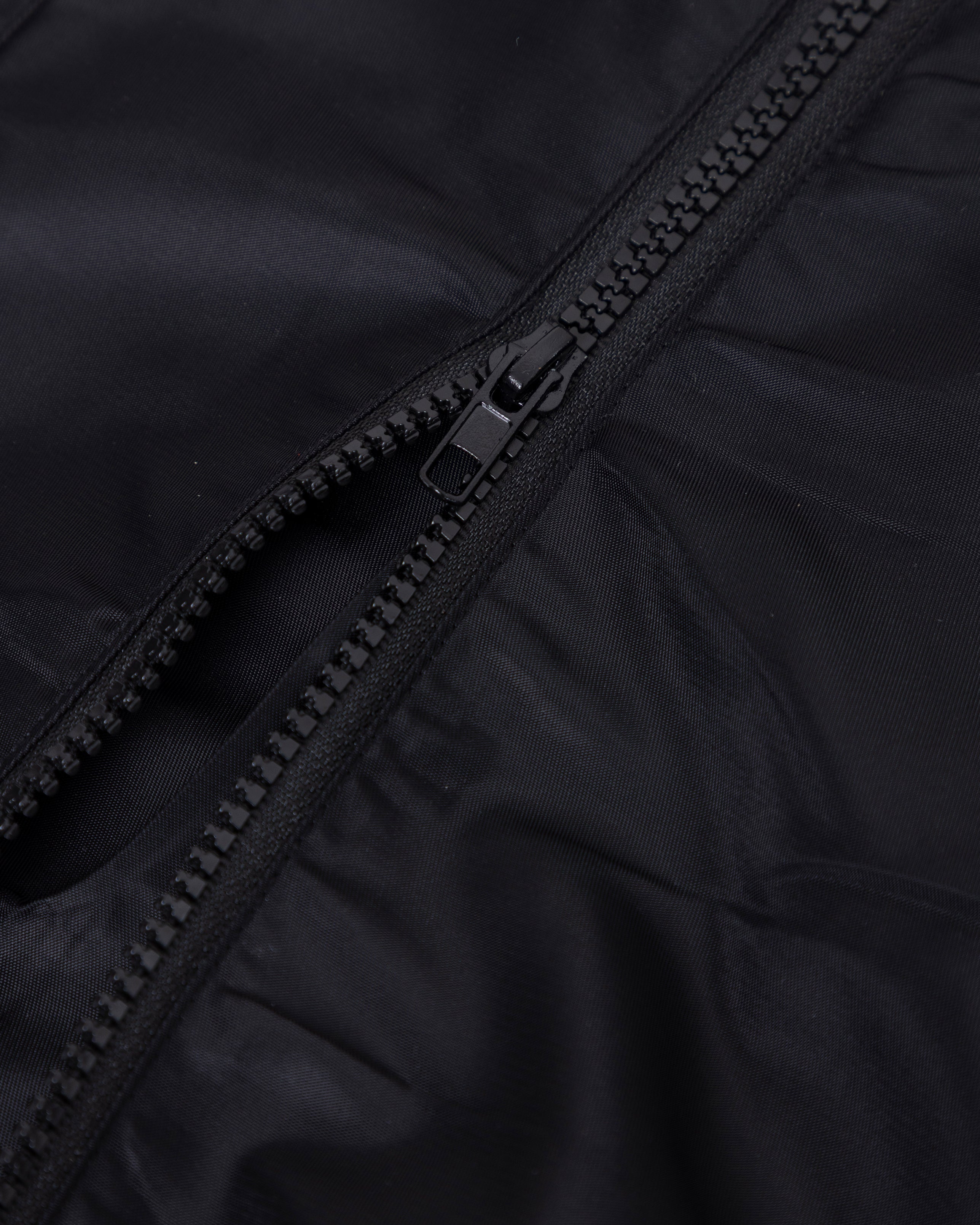 Basics Panelled Zip Up Cargo Pants Black