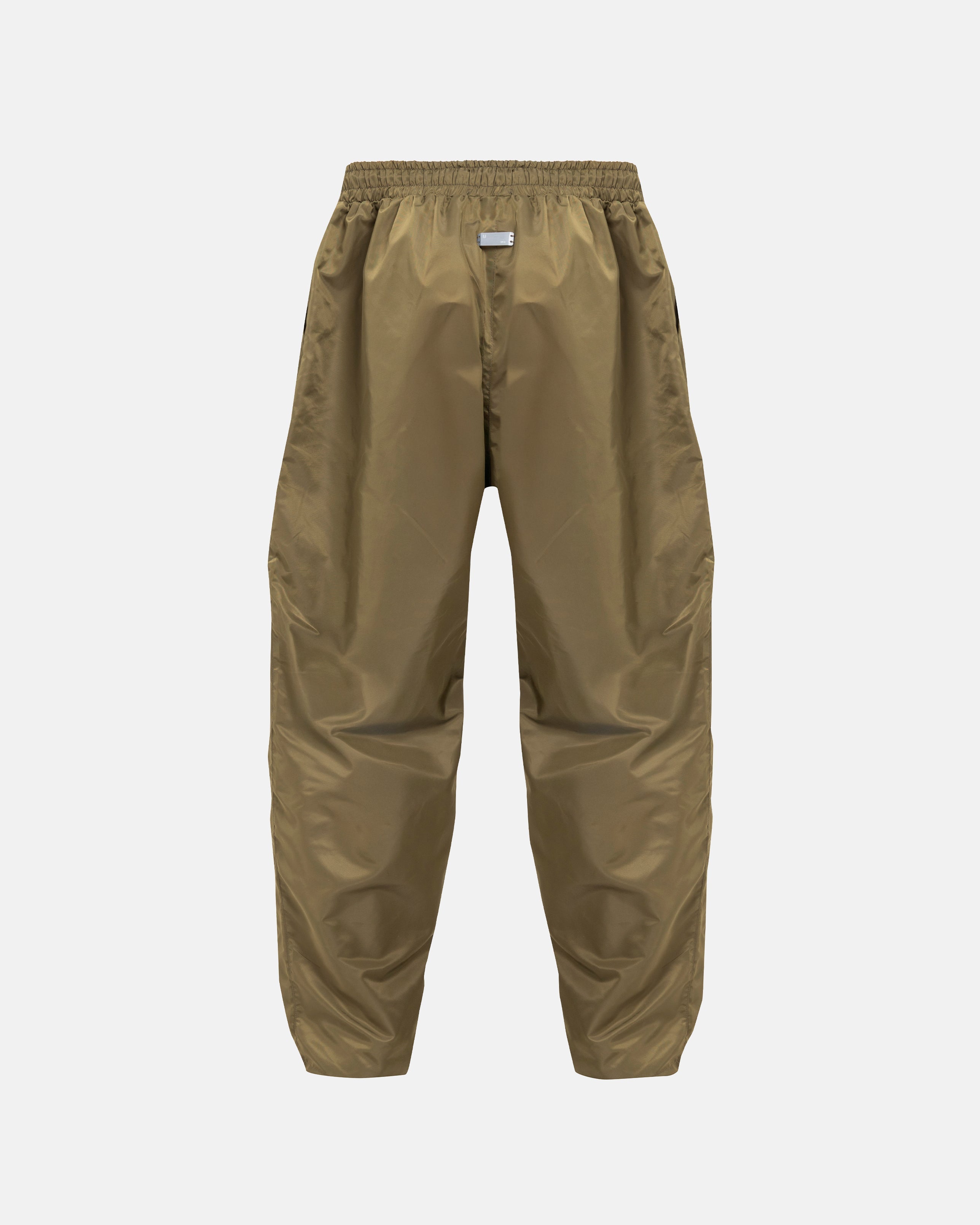 Basics Panelled Zip Up Cargo Pants Green
