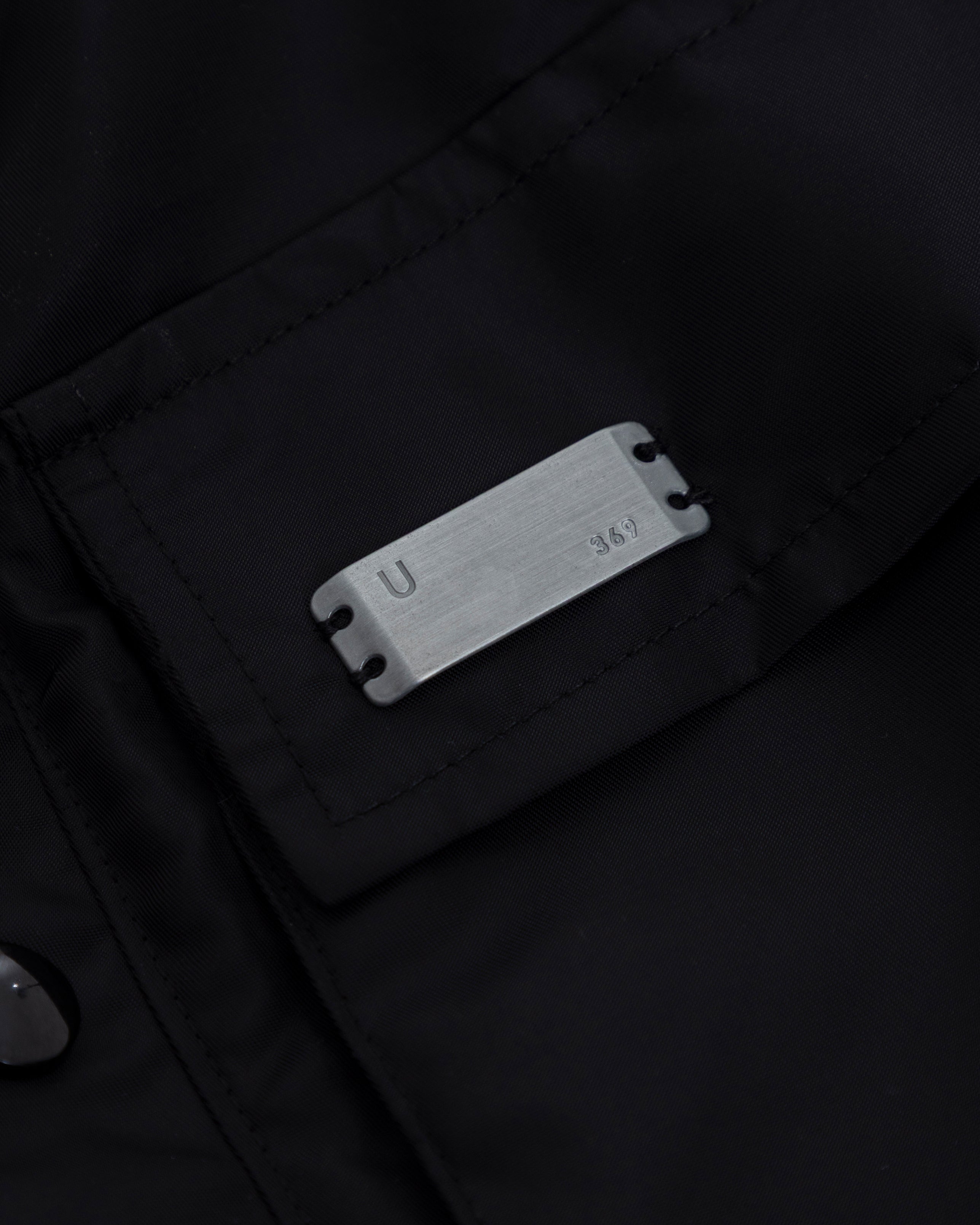 Basics Side Buttons Cargo Pants Black