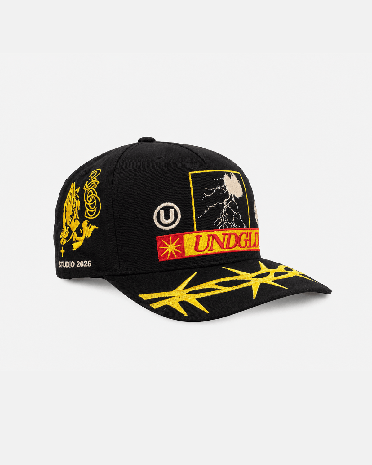 Basics Storm High Crown Cap Black