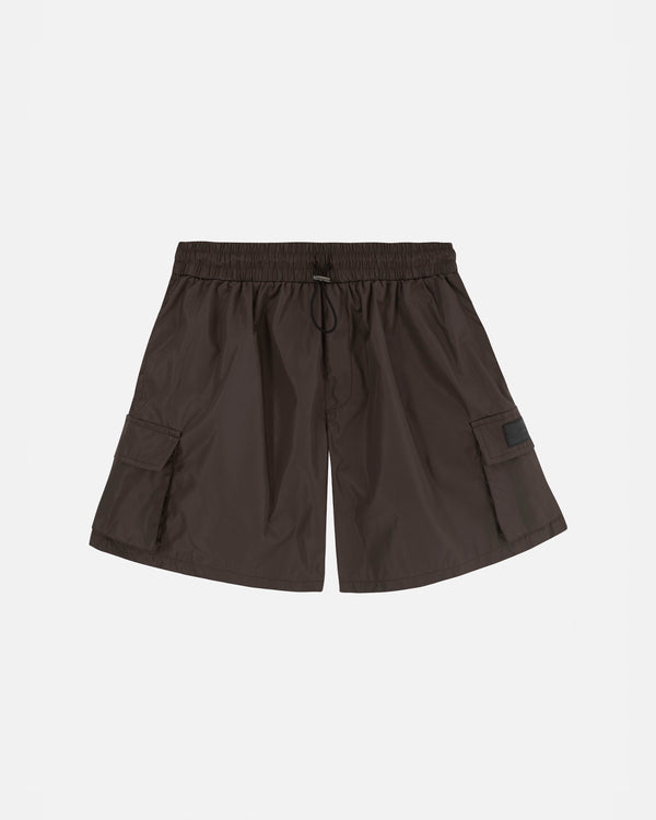 Basics Synthetic Cargo Short Brown