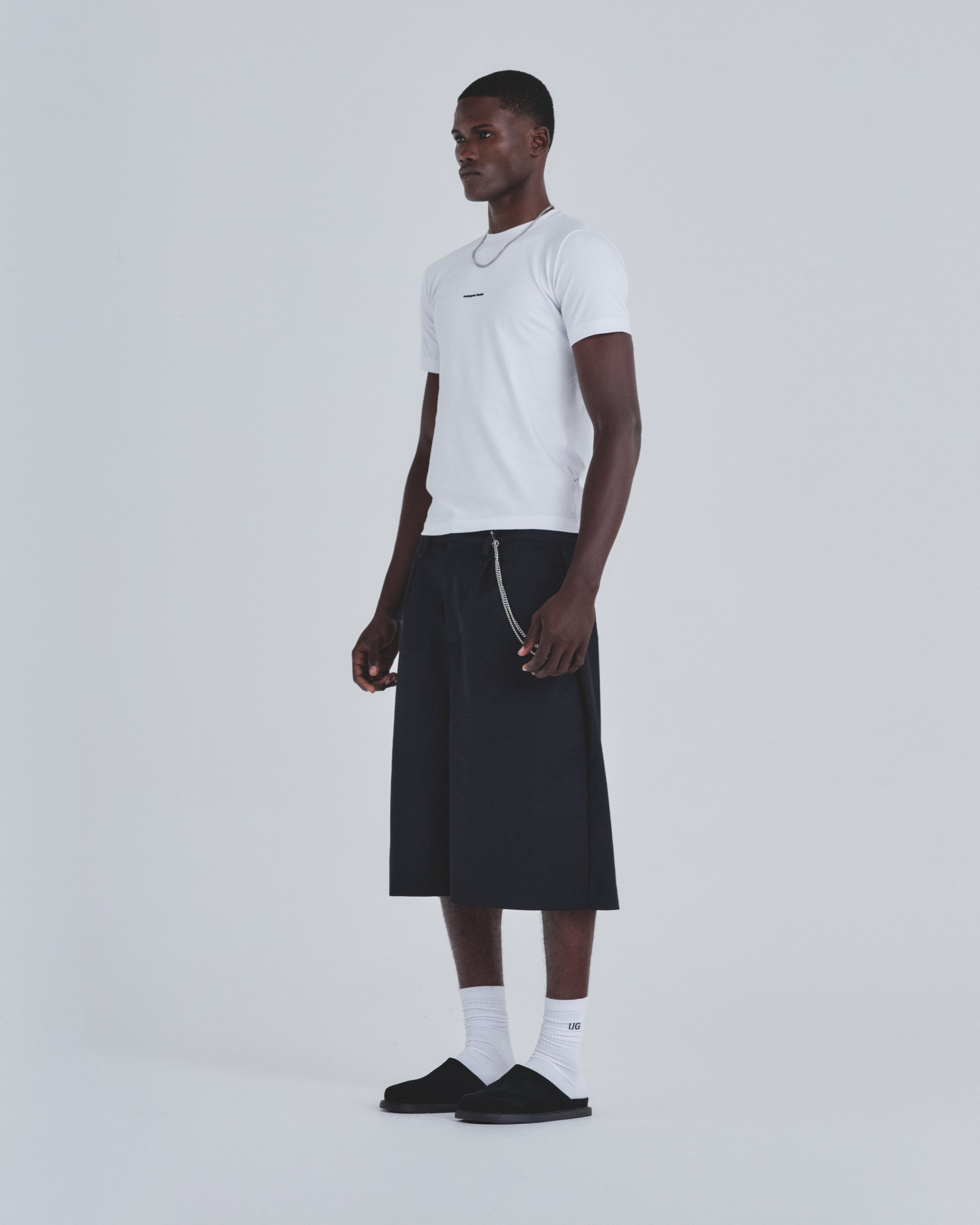 Basics Tailored Jorts Black