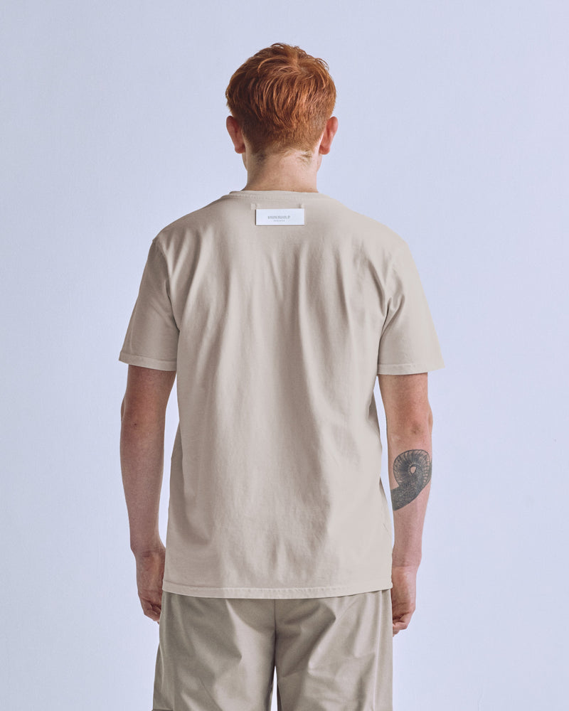 Basics Tiny Logo Regular Fit T-shirt Cream