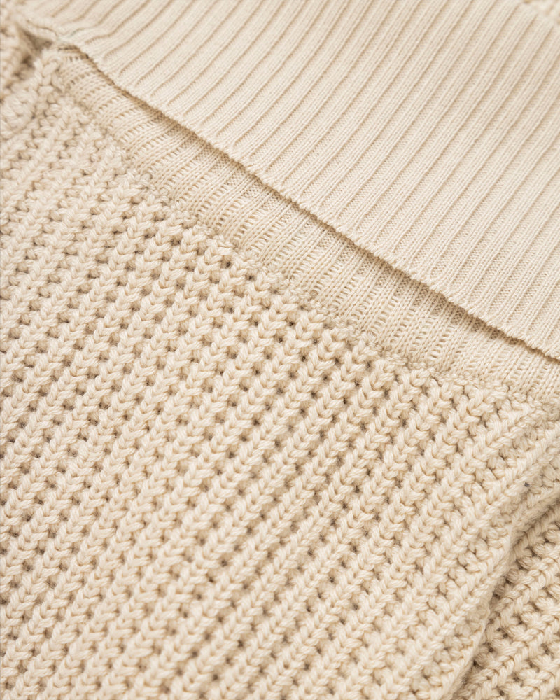 Basics Turtleneck Knitted Dress Cream