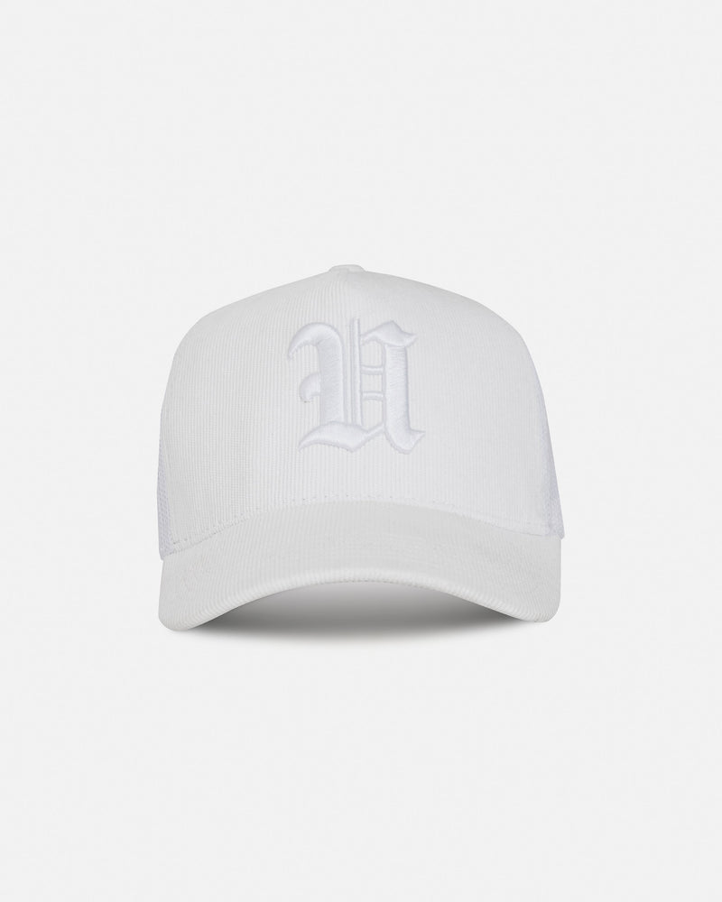 Basics U Corduroy Trucker Cap Cream