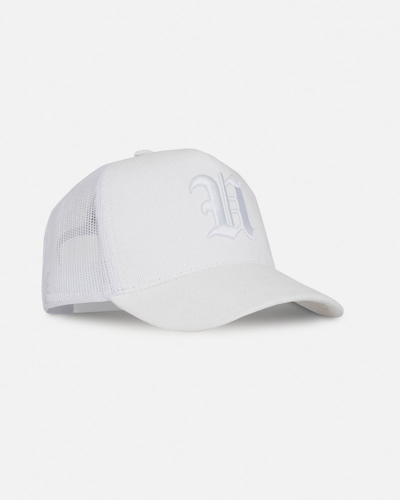 Basics U Corduroy Trucker Cap Cream