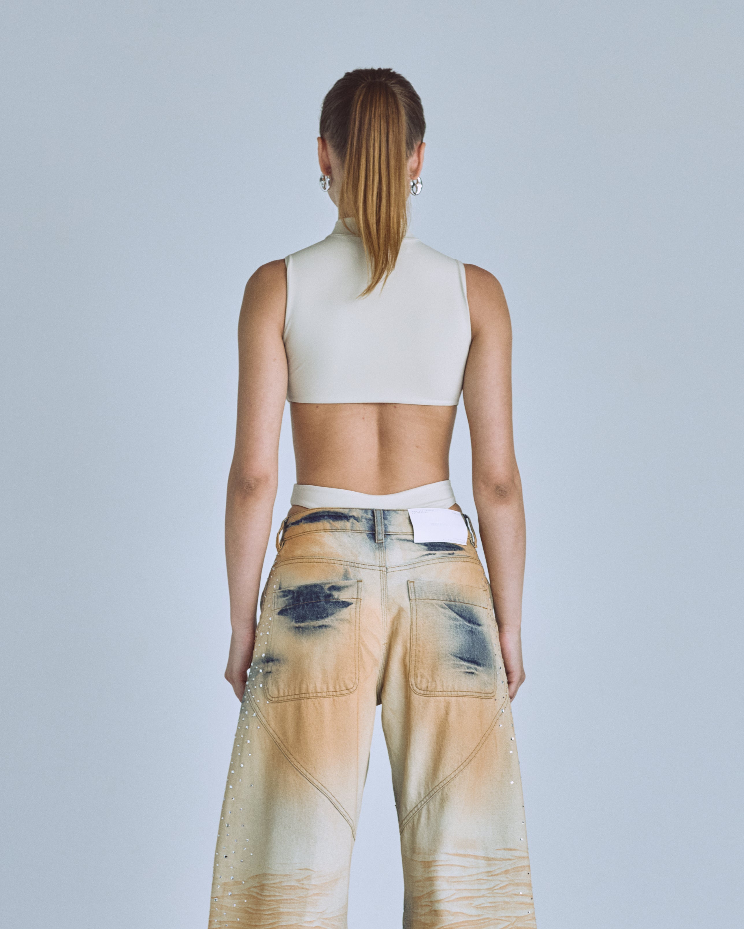 Basics Underboob Bodysuit Cream