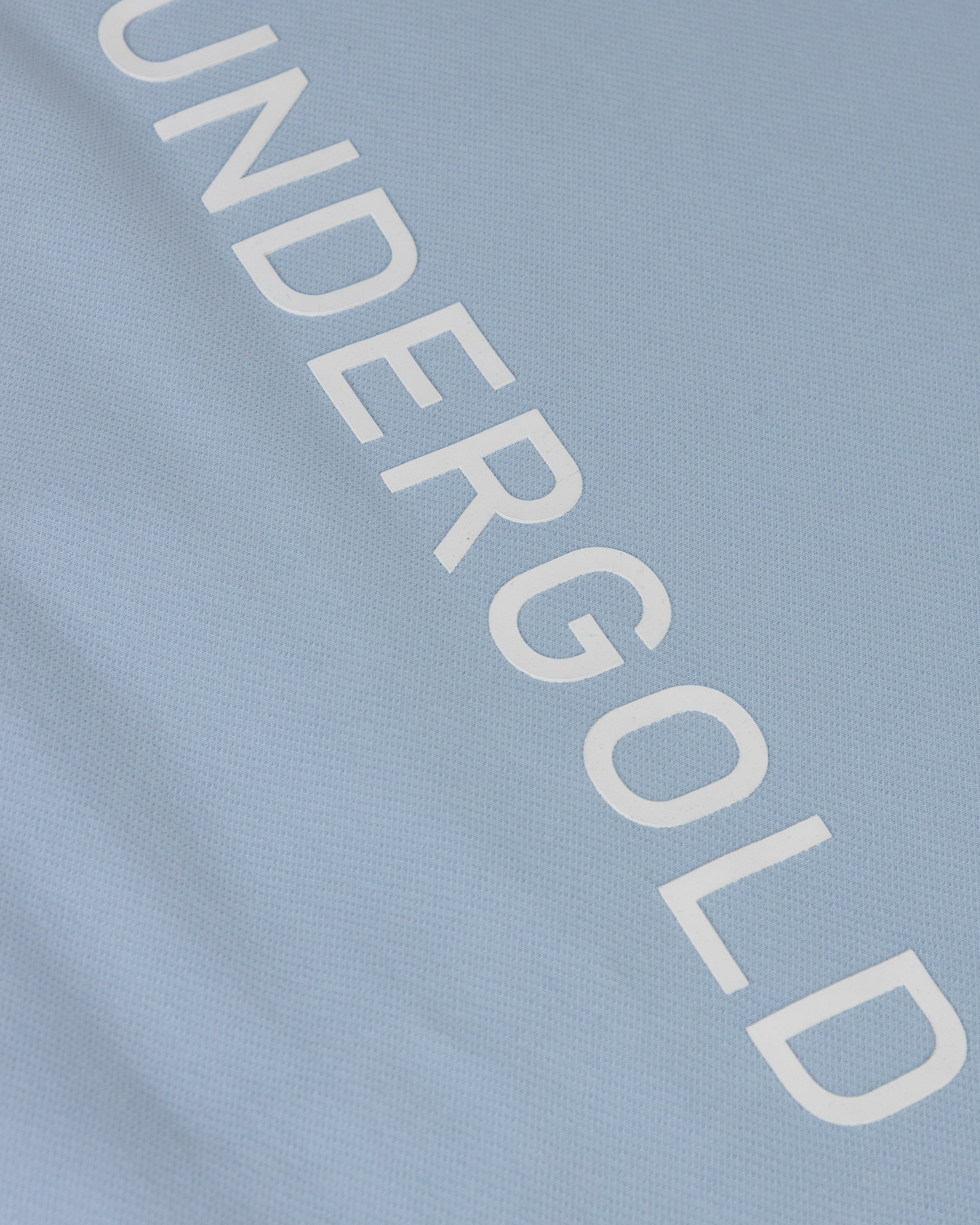 Basics Undergold Boxy Fit Hoodie Light Blue